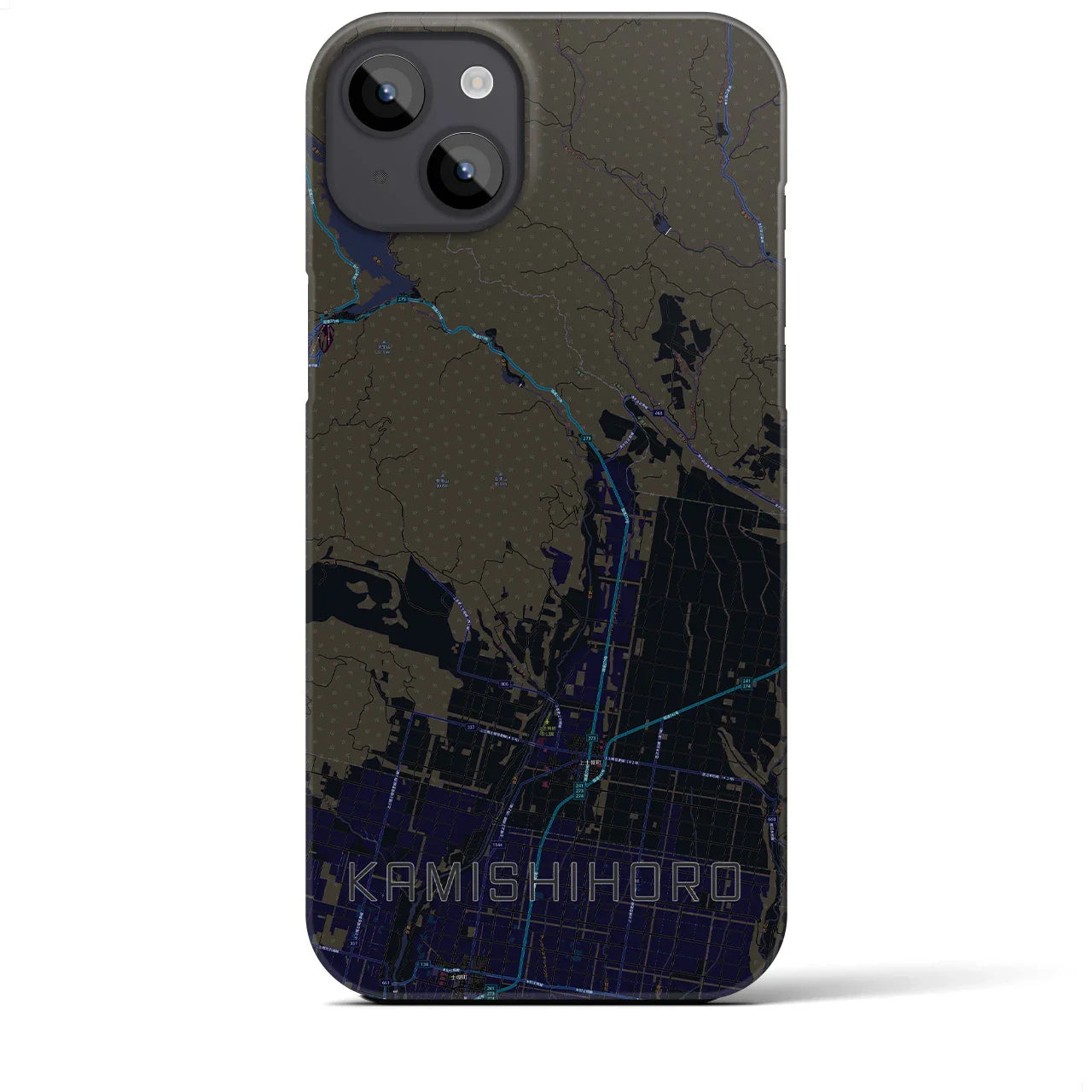 【上士幌(北海道)】地図柄iPhoneケース(バックカバータイプ)