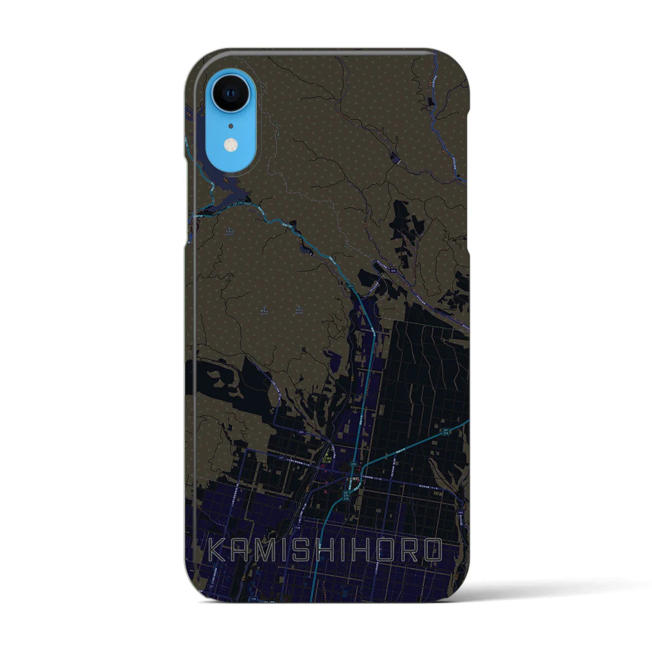 【上士幌(北海道)】地図柄iPhoneケース(バックカバータイプ)