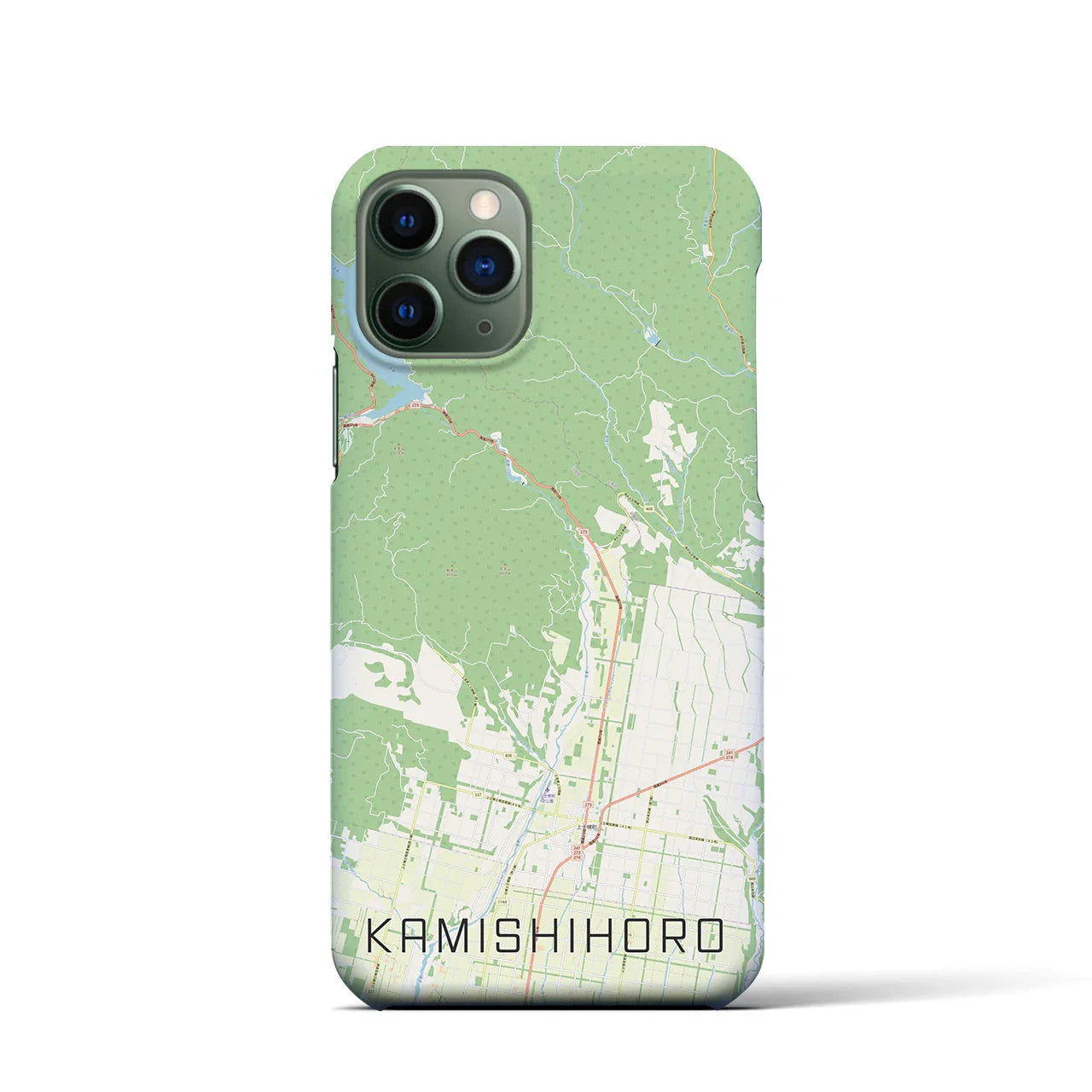 【上士幌(北海道)】地図柄iPhoneケース(バックカバータイプ)