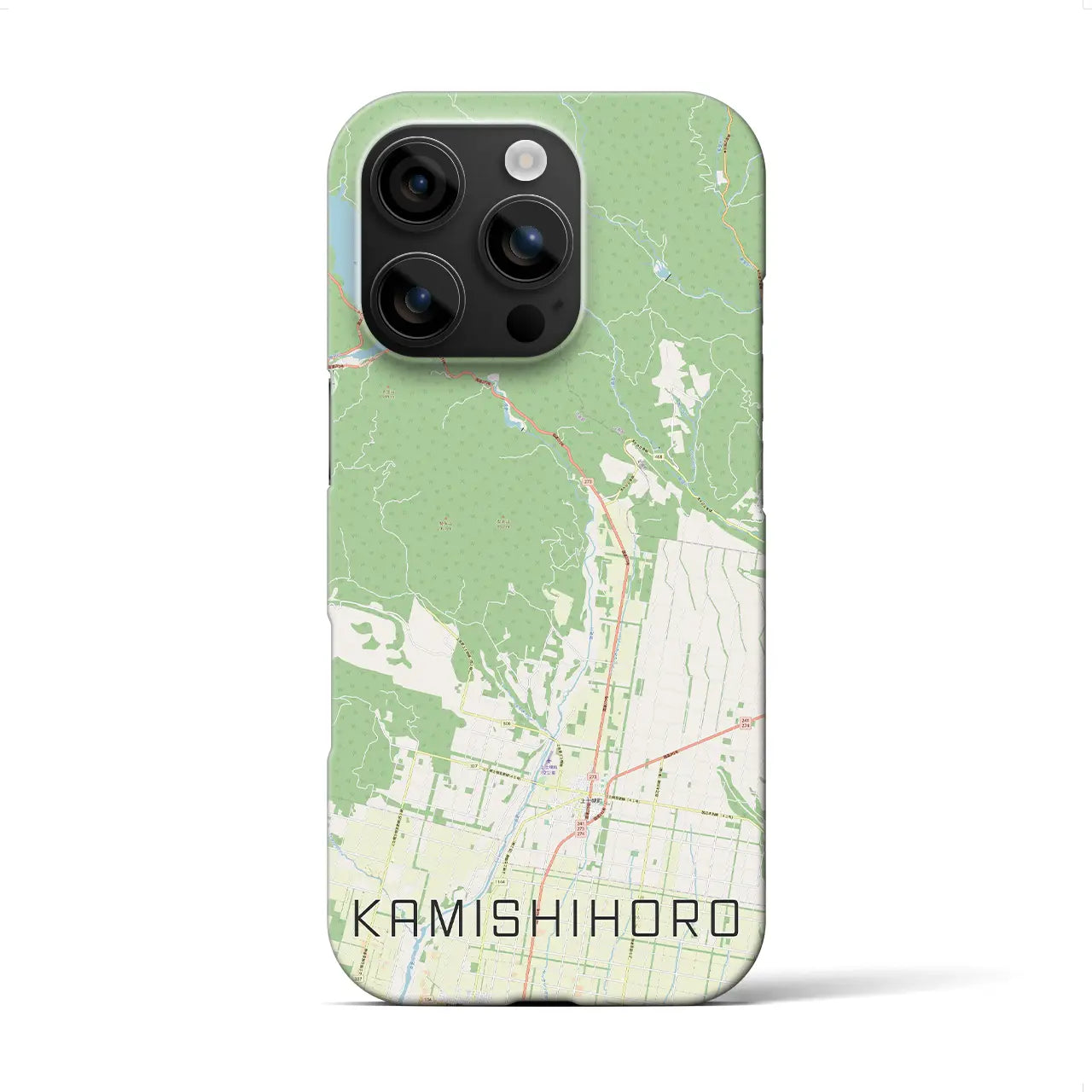 【上士幌(北海道)】地図柄iPhoneケース(バックカバータイプ)