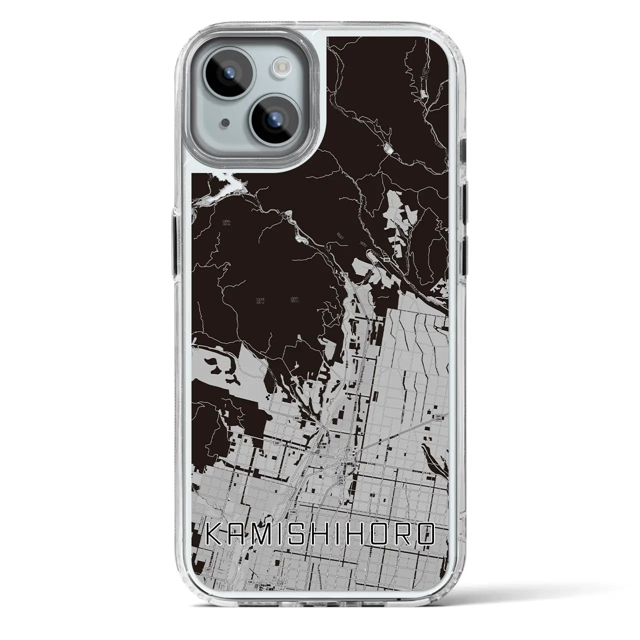 【上士幌(北海道)】地図柄iPhoneケース(MagSafeタイプ)