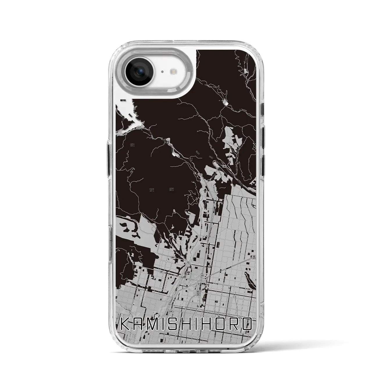 【上士幌(北海道)】地図柄iPhoneケース(MagSafeタイプ)