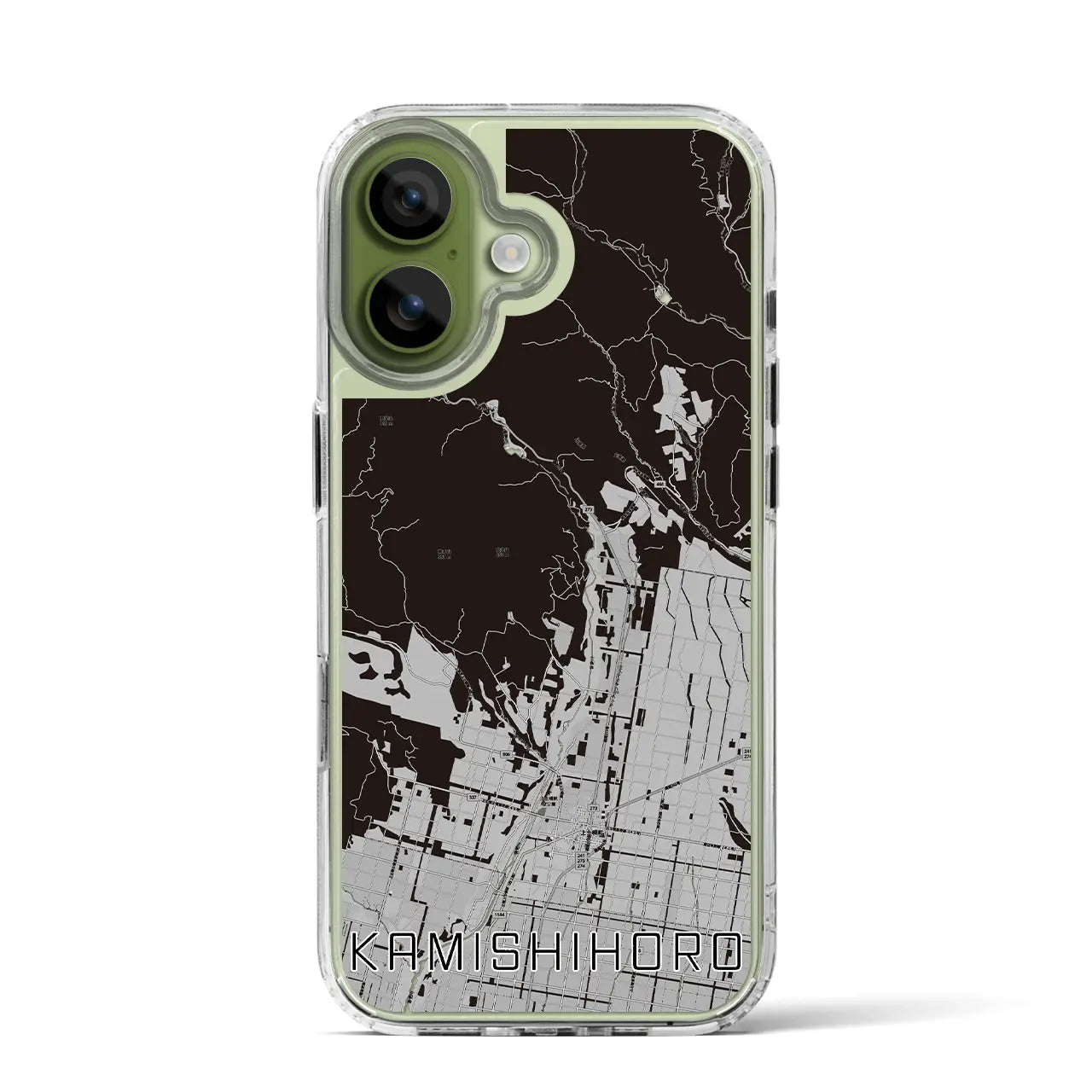 【上士幌(北海道)】地図柄iPhoneケース(MagSafeタイプ)