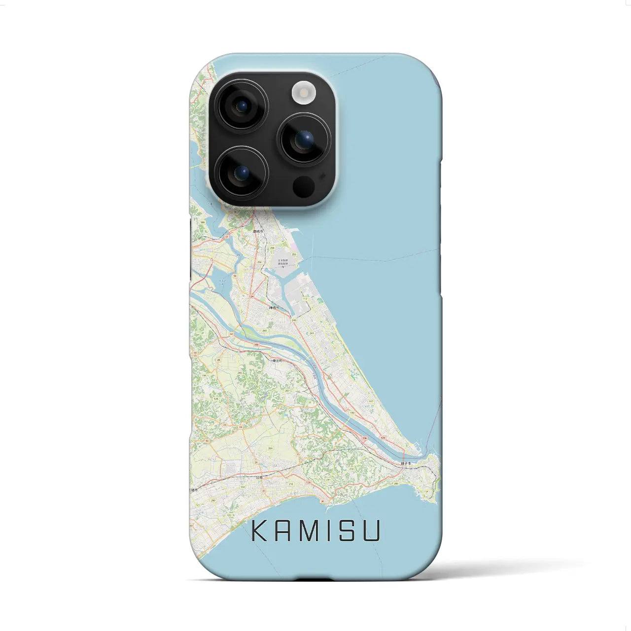 【神栖2(茨城県)】地図柄iPhoneケース(バックカバータイプ)