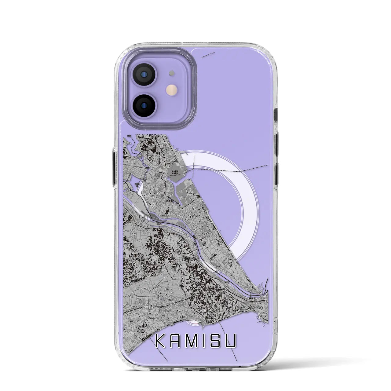 【神栖2(茨城県)】地図柄iPhoneケース(MagSafeタイプ)