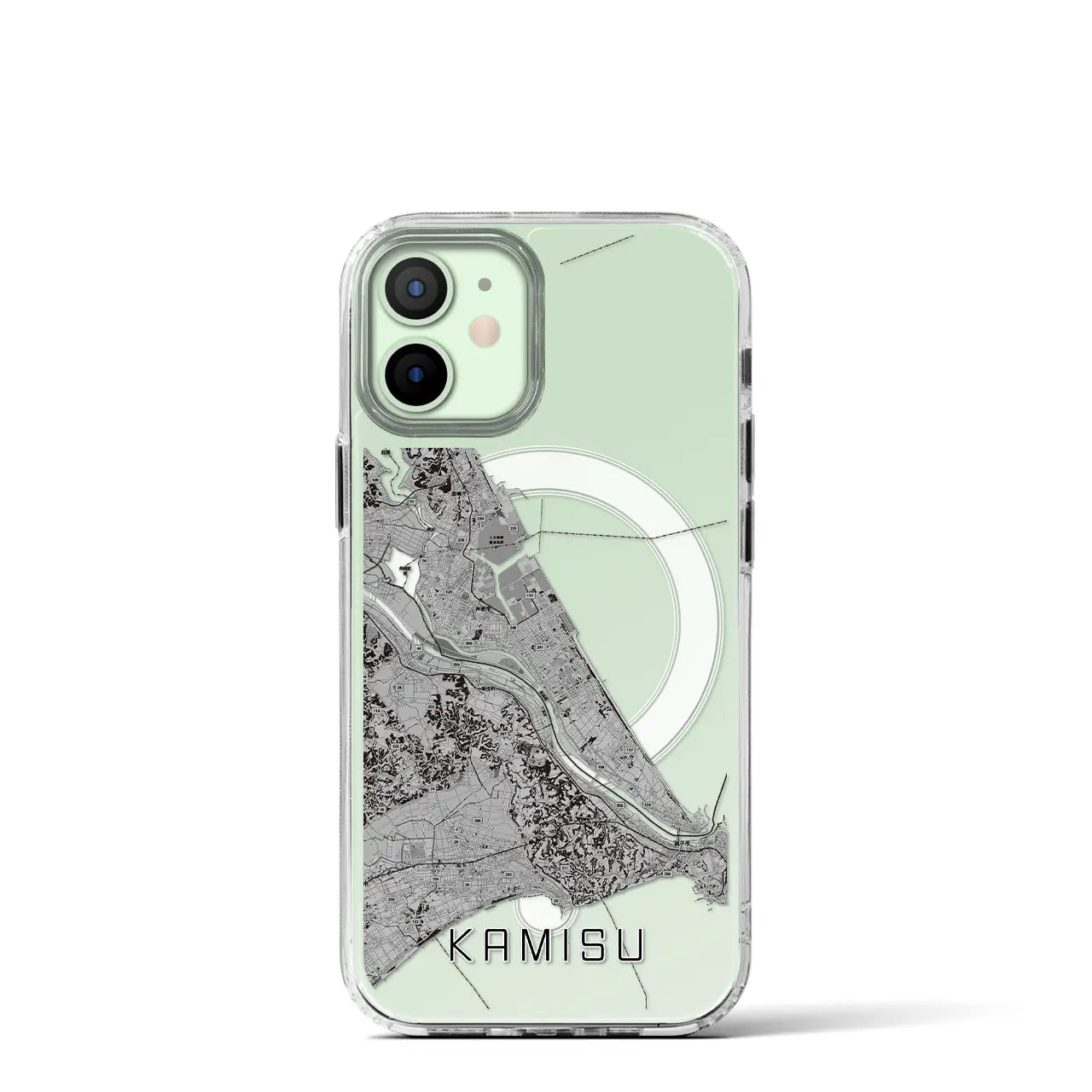 【神栖2(茨城県)】地図柄iPhoneケース(MagSafeタイプ)