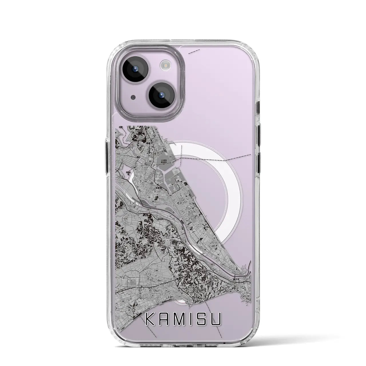 【神栖2(茨城県)】地図柄iPhoneケース(MagSafeタイプ)