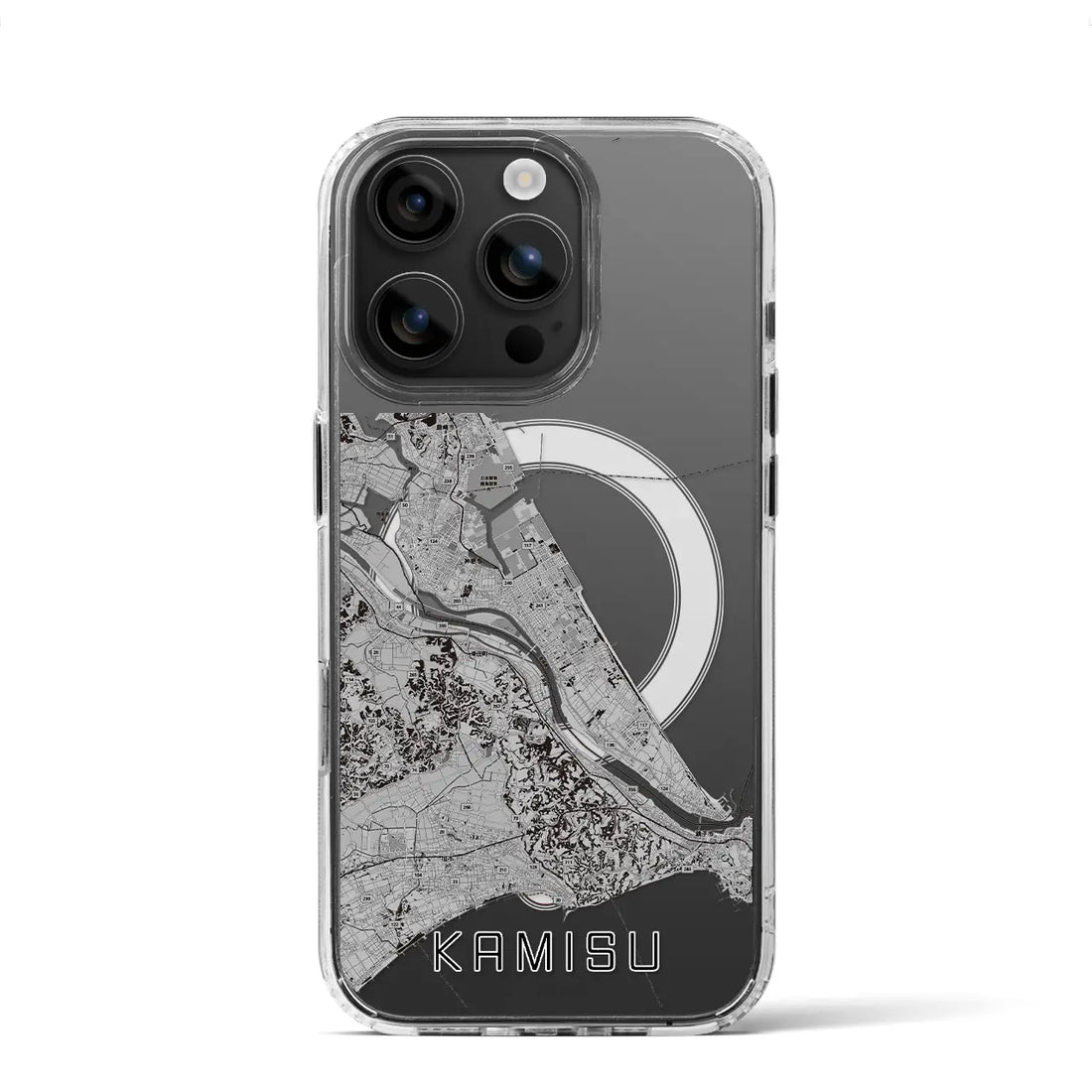 【神栖2(茨城県)】地図柄iPhoneケース(MagSafeタイプ)