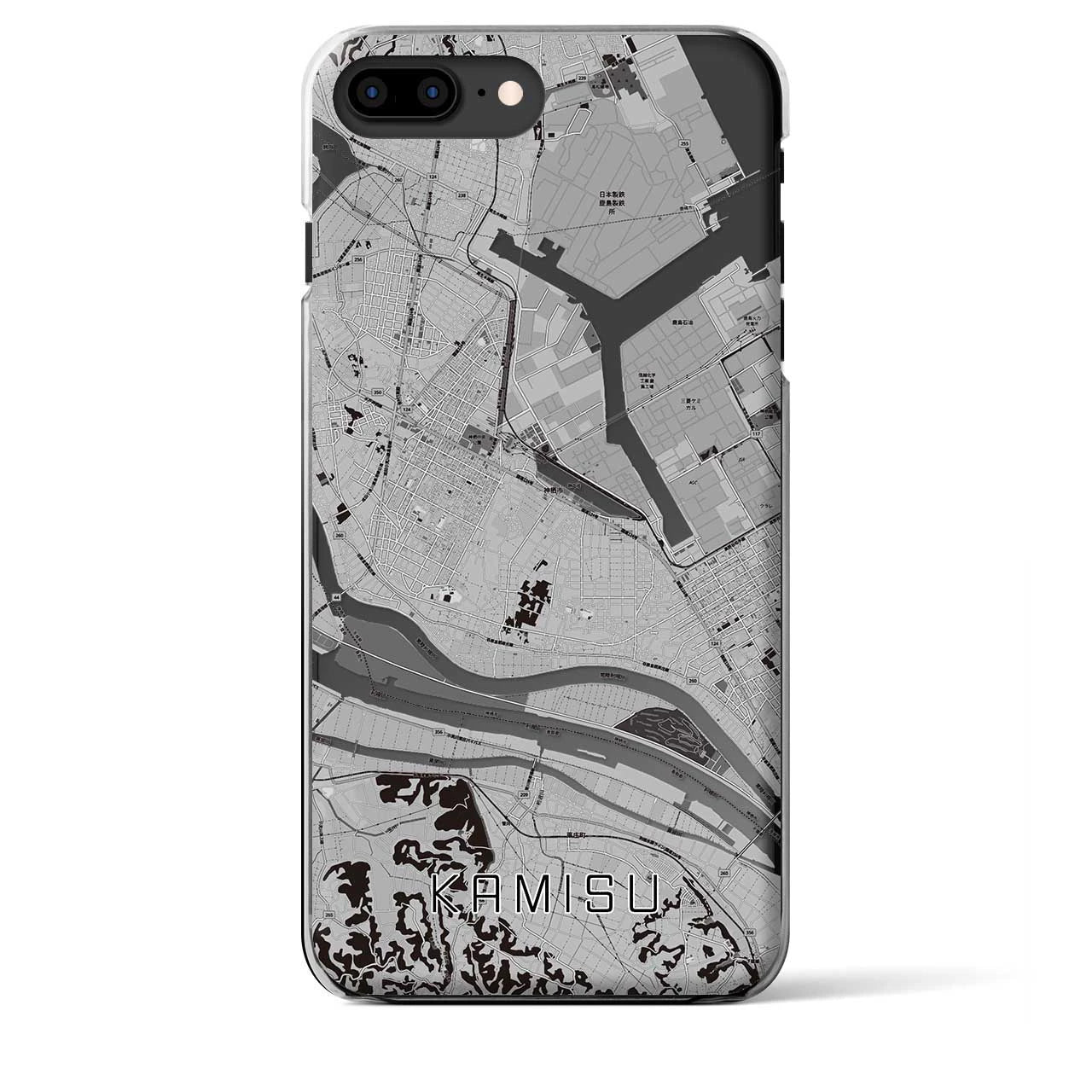【神栖(茨城県)】地図柄iPhoneケース(クリアタイプ)