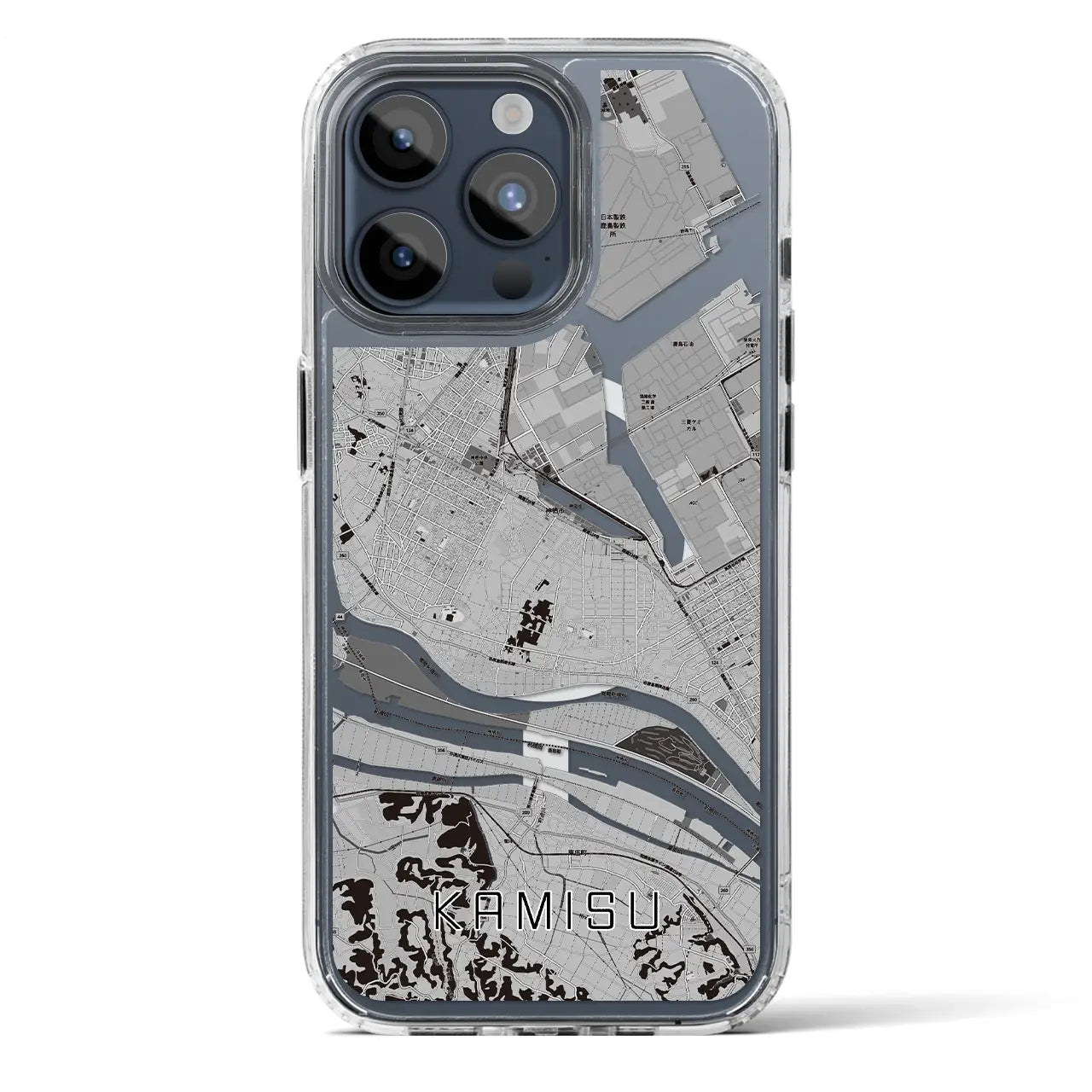【神栖(茨城県)】地図柄iPhoneケース(MagSafeタイプ)