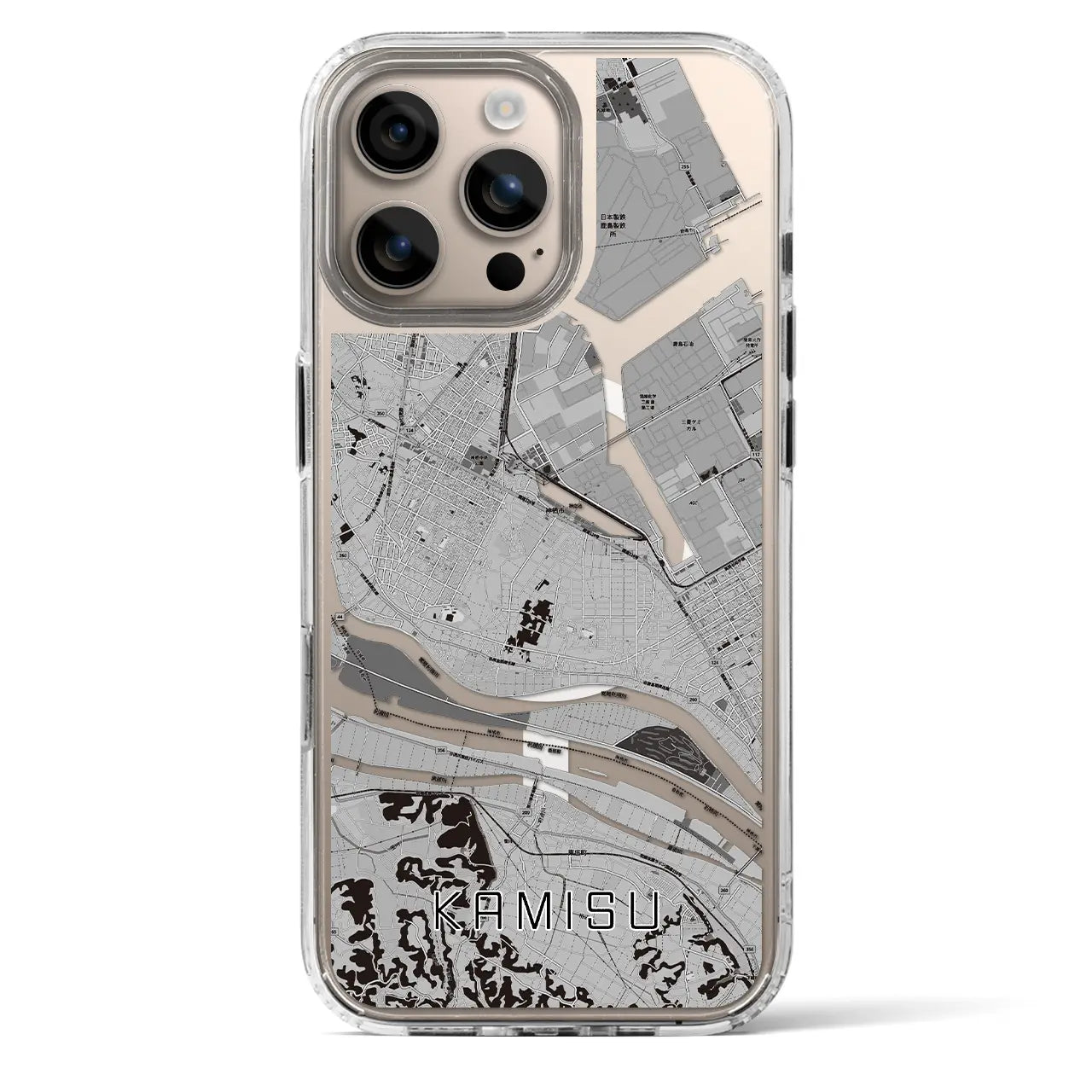 【神栖(茨城県)】地図柄iPhoneケース(MagSafeタイプ)