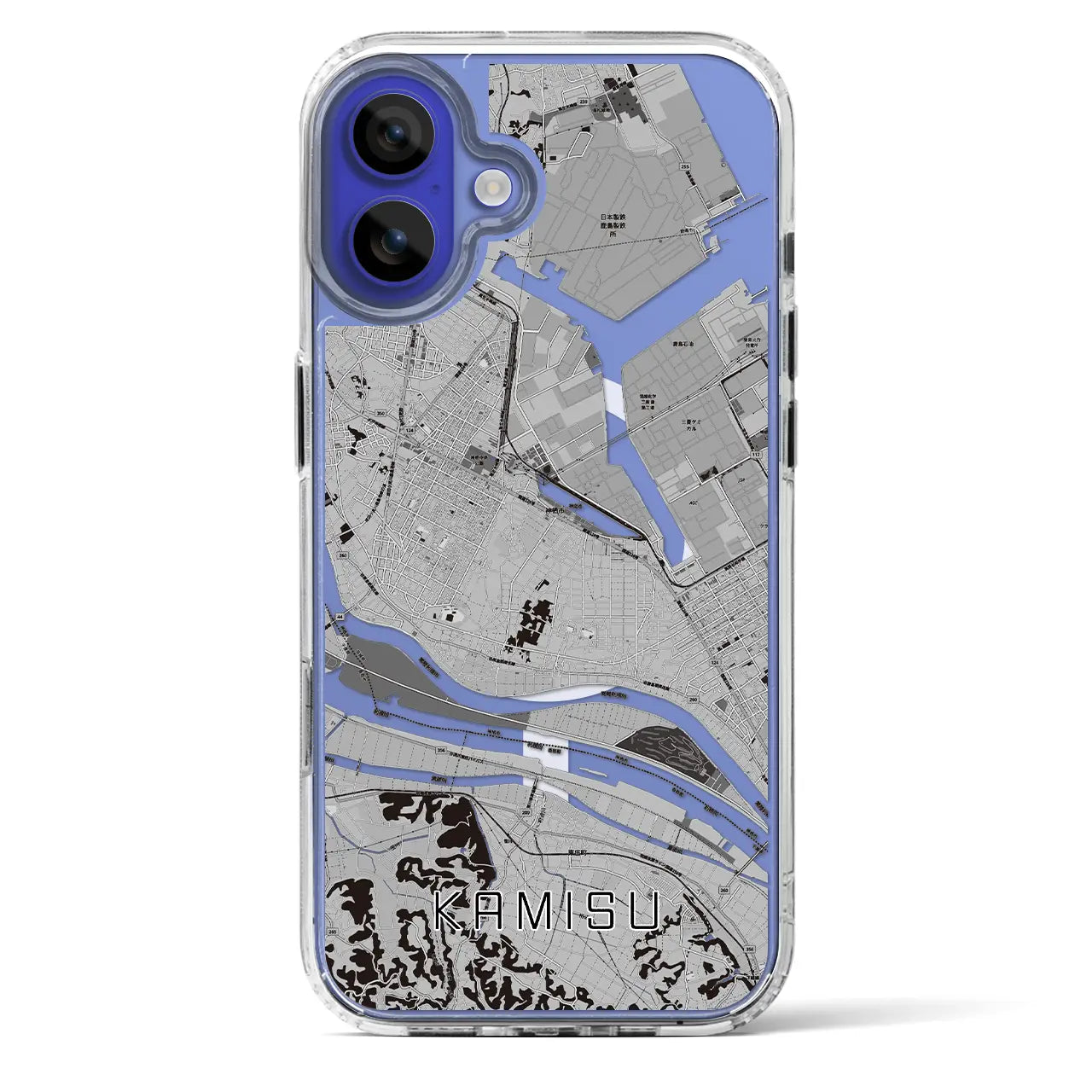 【神栖(茨城県)】地図柄iPhoneケース(MagSafeタイプ)