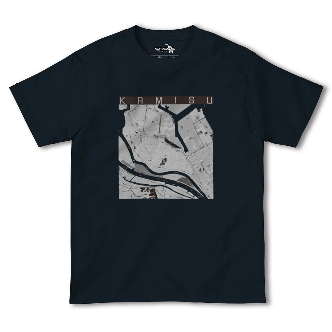 【神栖(茨城県)】地図柄ヘビーウェイトTシャツ