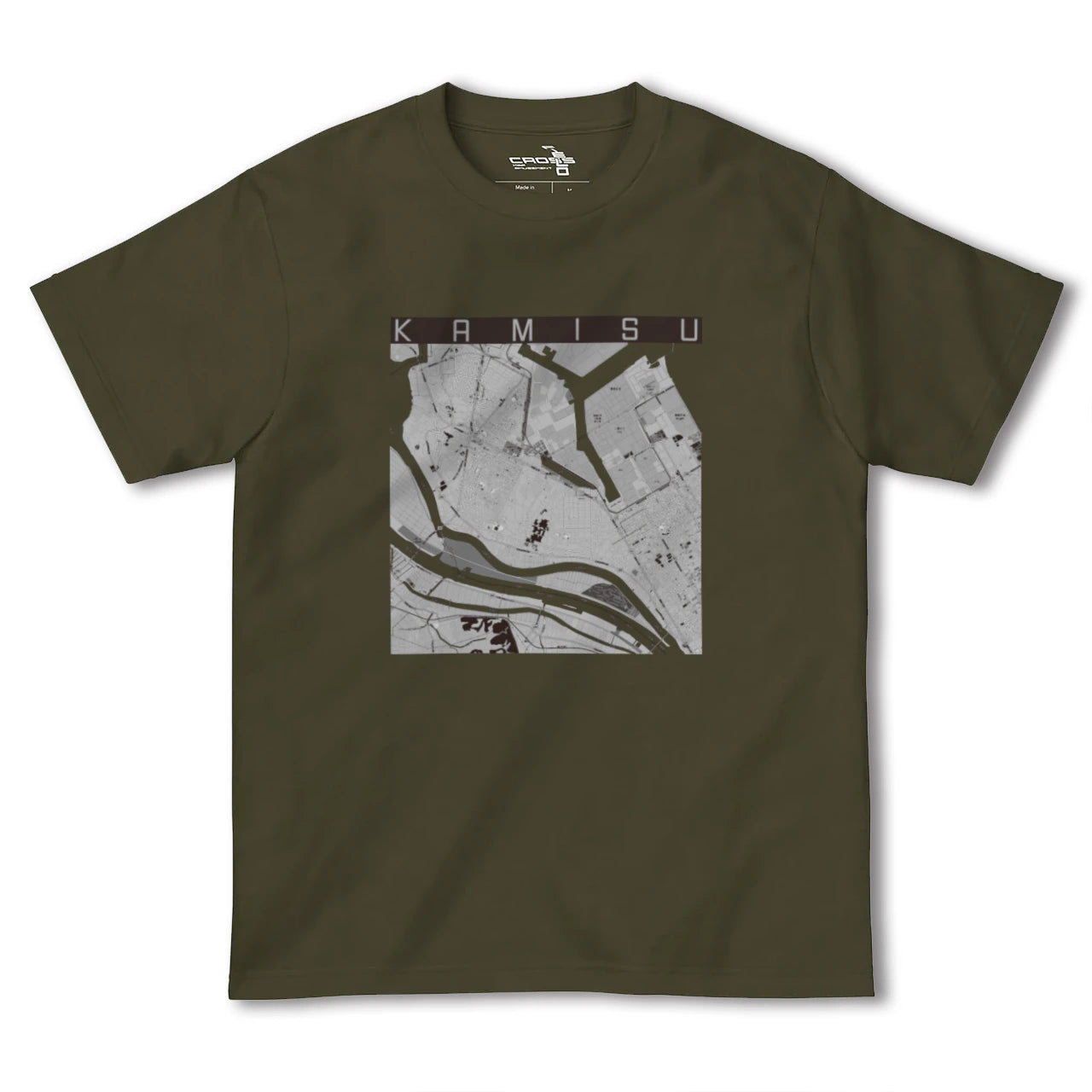 【神栖(茨城県)】地図柄ヘビーウェイトTシャツ