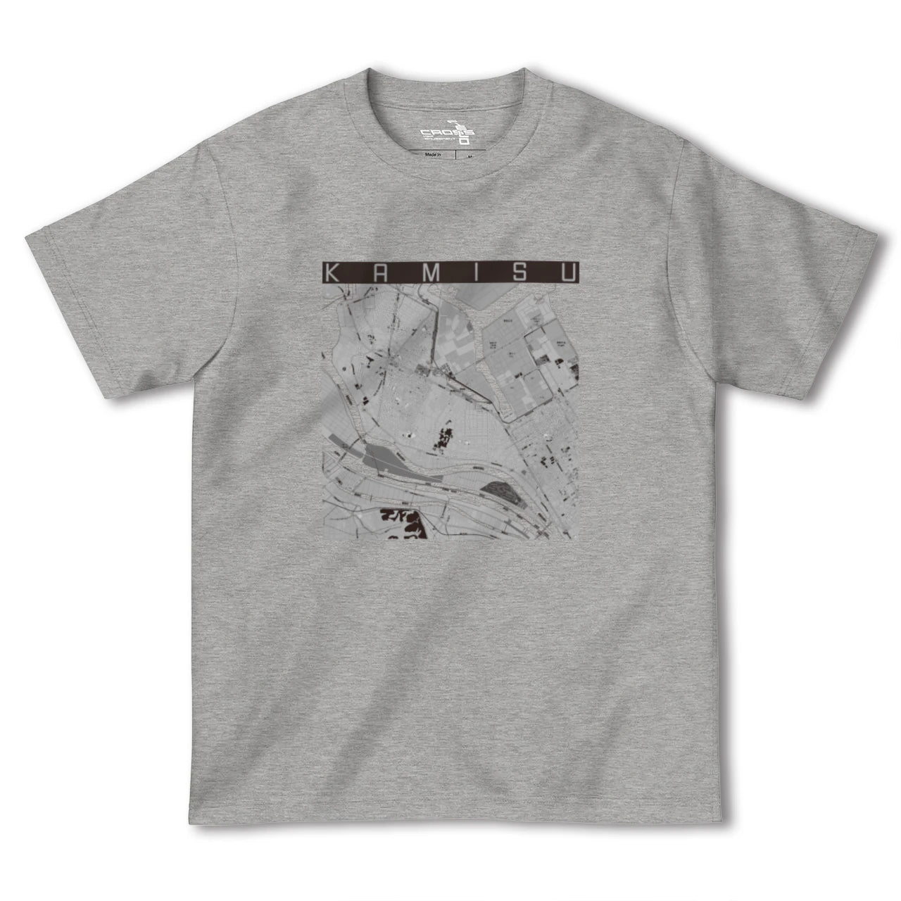 【神栖(茨城県)】地図柄ヘビーウェイトTシャツ