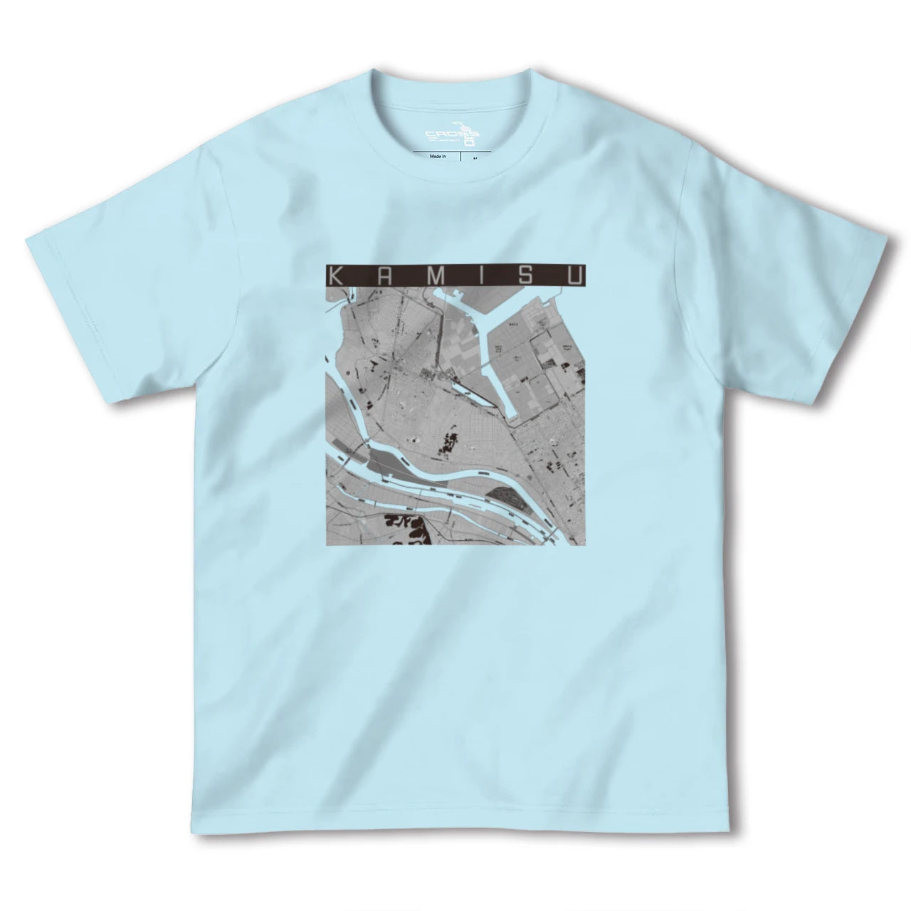 【神栖(茨城県)】地図柄ヘビーウェイトTシャツ