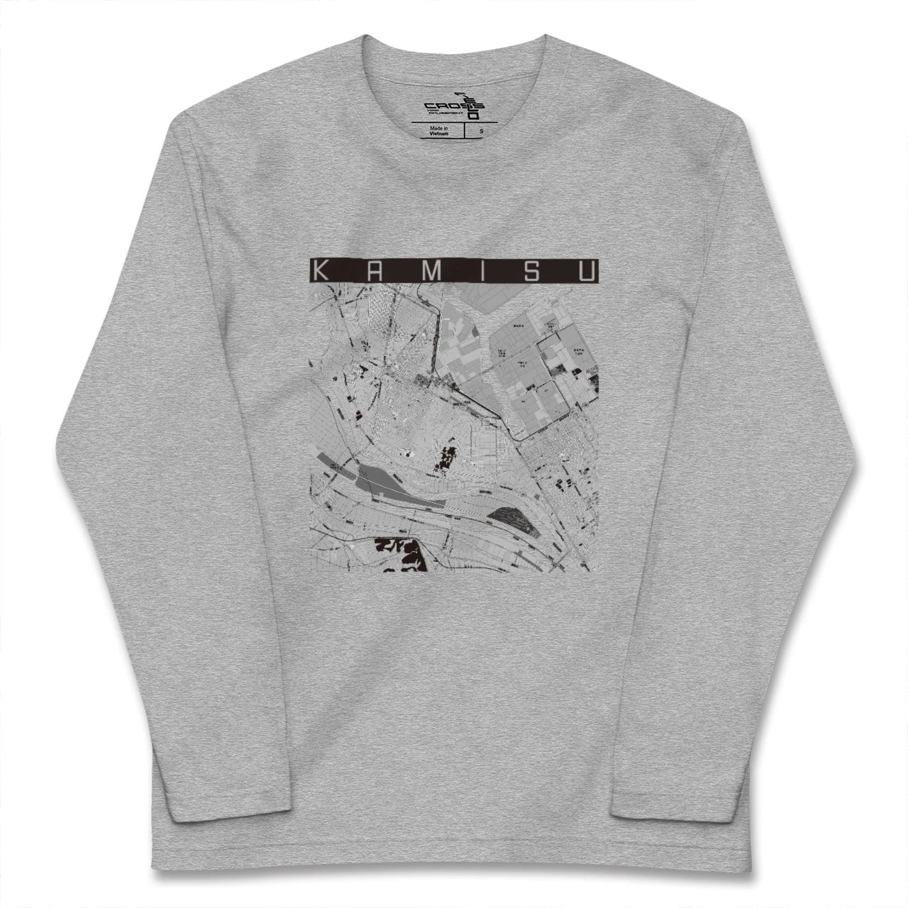 【神栖(茨城県)】地図柄ロングスリーブTシャツ