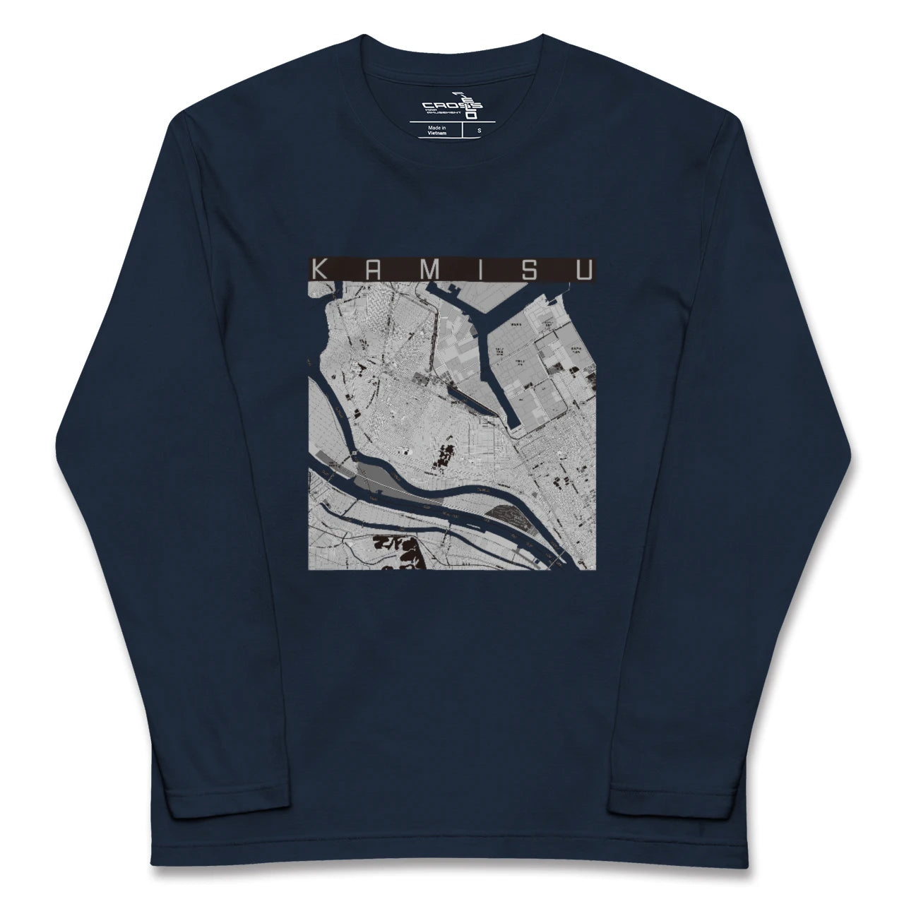 【神栖(茨城県)】地図柄ロングスリーブTシャツ