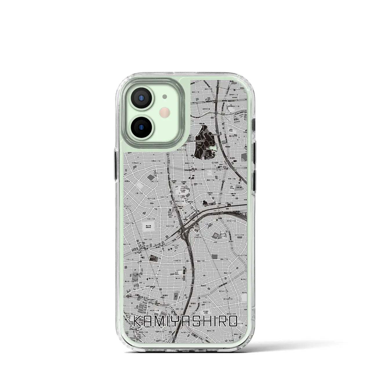 【上社(愛知県)】地図柄iPhoneケース(MagSafeタイプ)