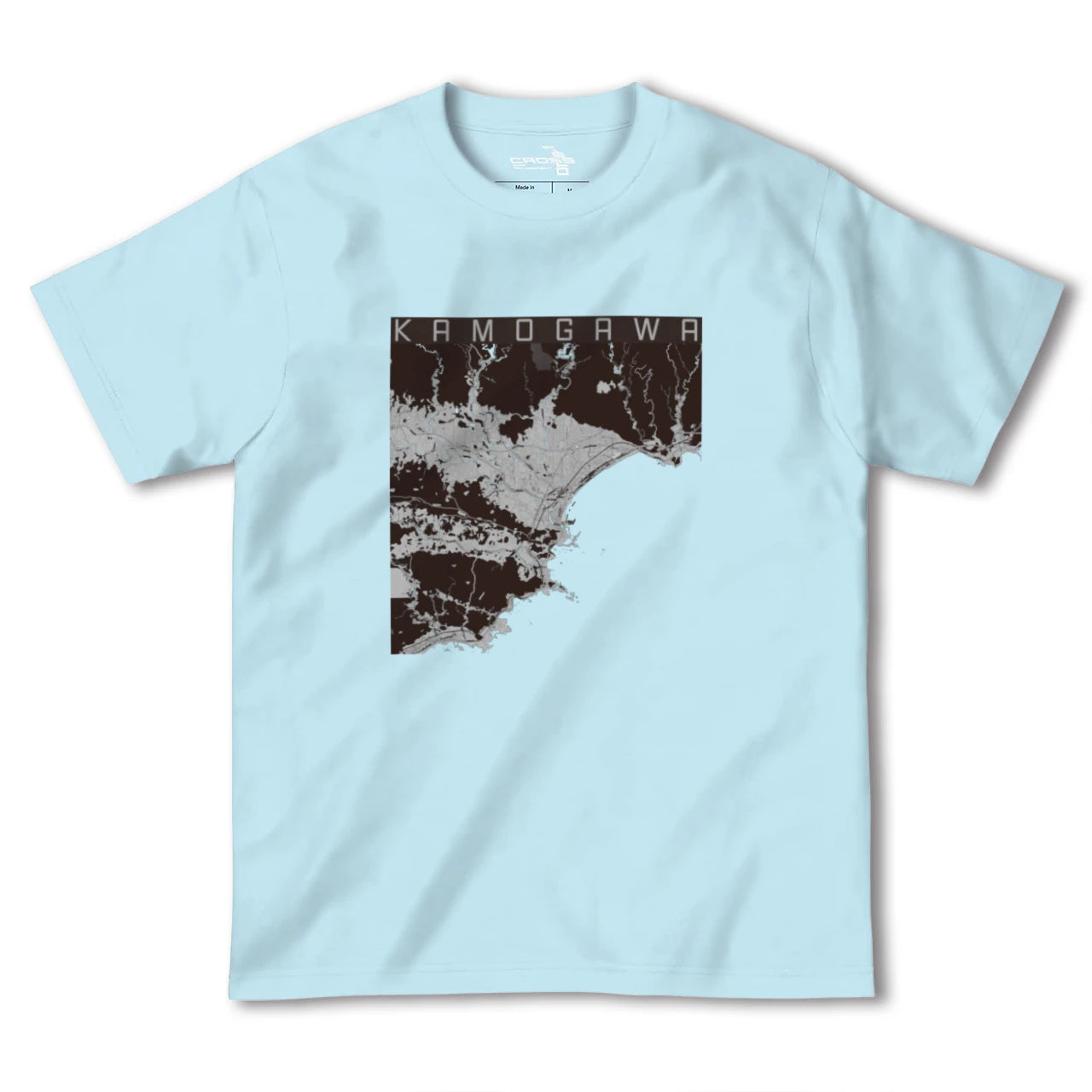 【鴨川(千葉県)】地図柄ヘビーウェイトTシャツ
