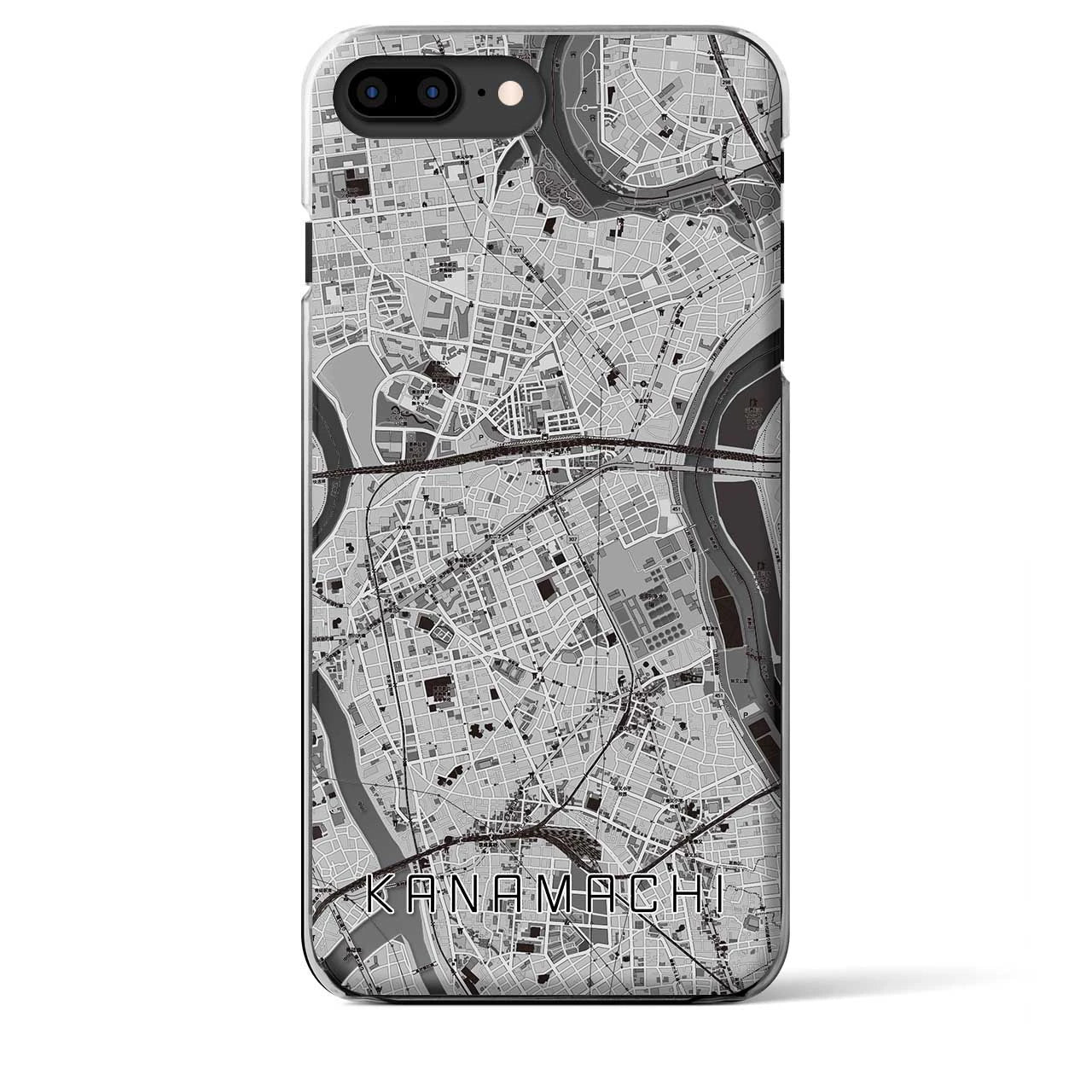 【金町(東京都)】地図柄iPhoneケース(クリアタイプ)
