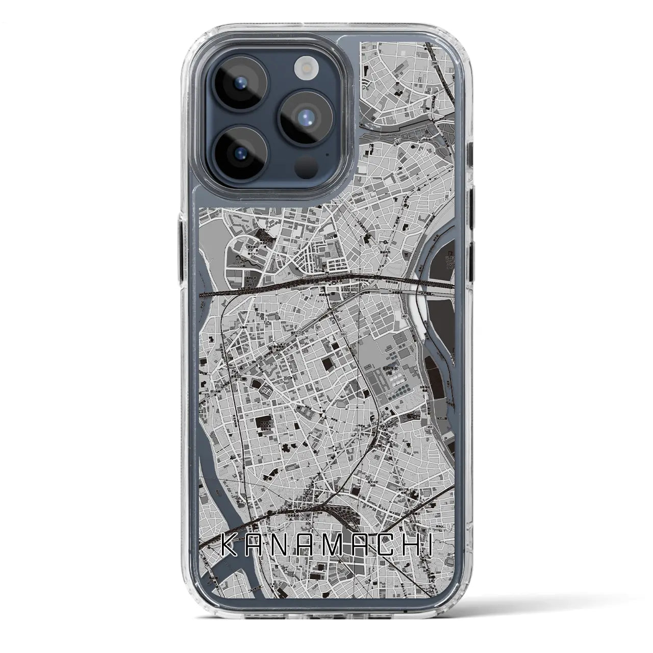 【金町(東京都)】地図柄iPhoneケース(MagSafeタイプ)
