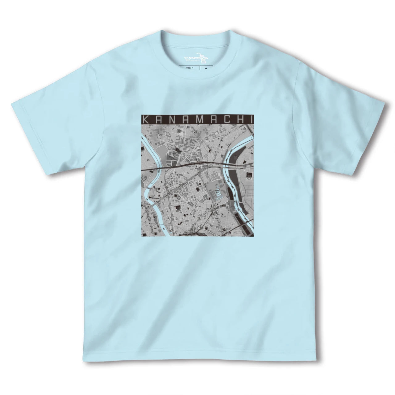 【金町(東京都)】地図柄ヘビーウェイトTシャツ