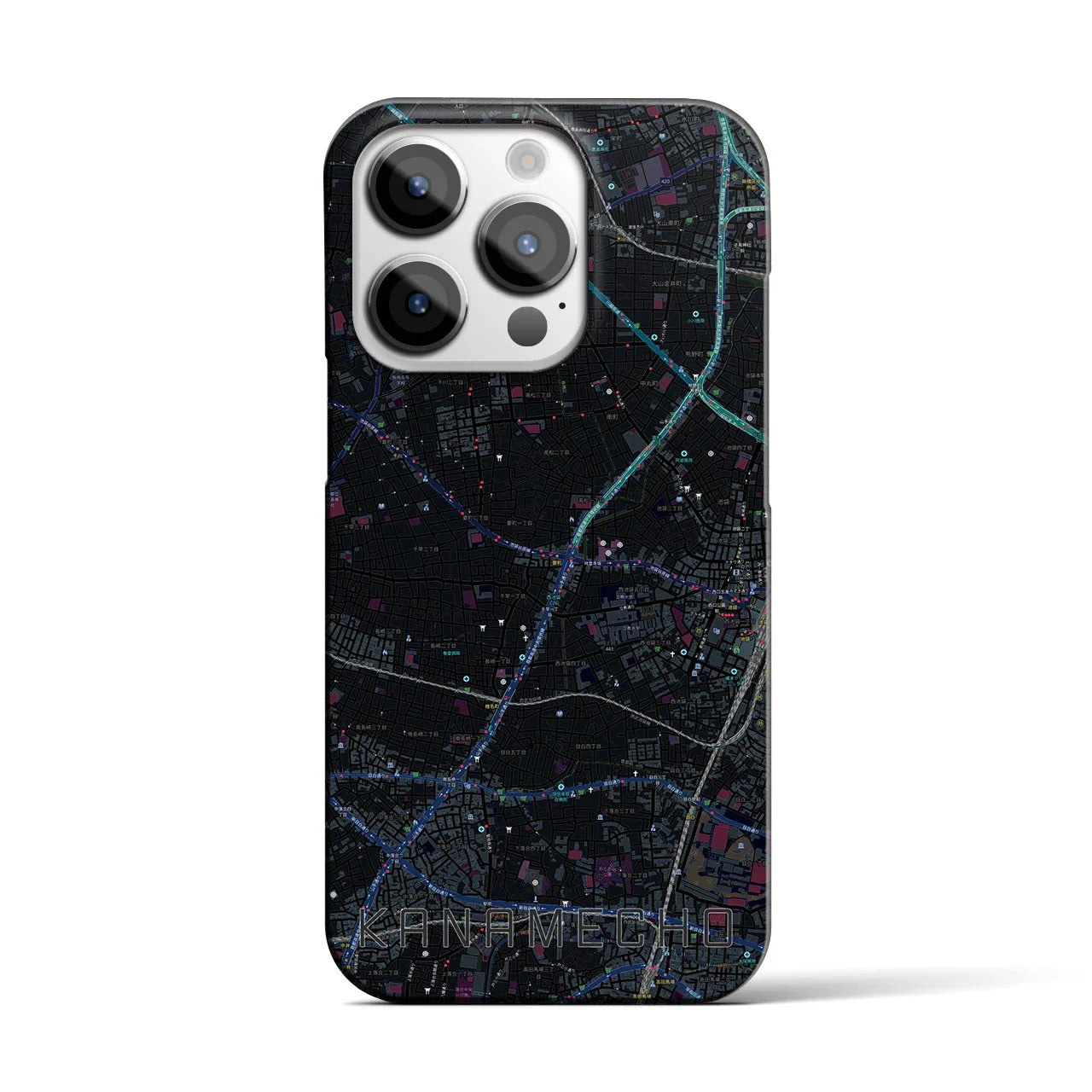 【要町(東京都)】地図柄iPhoneケース(バックカバータイプ)