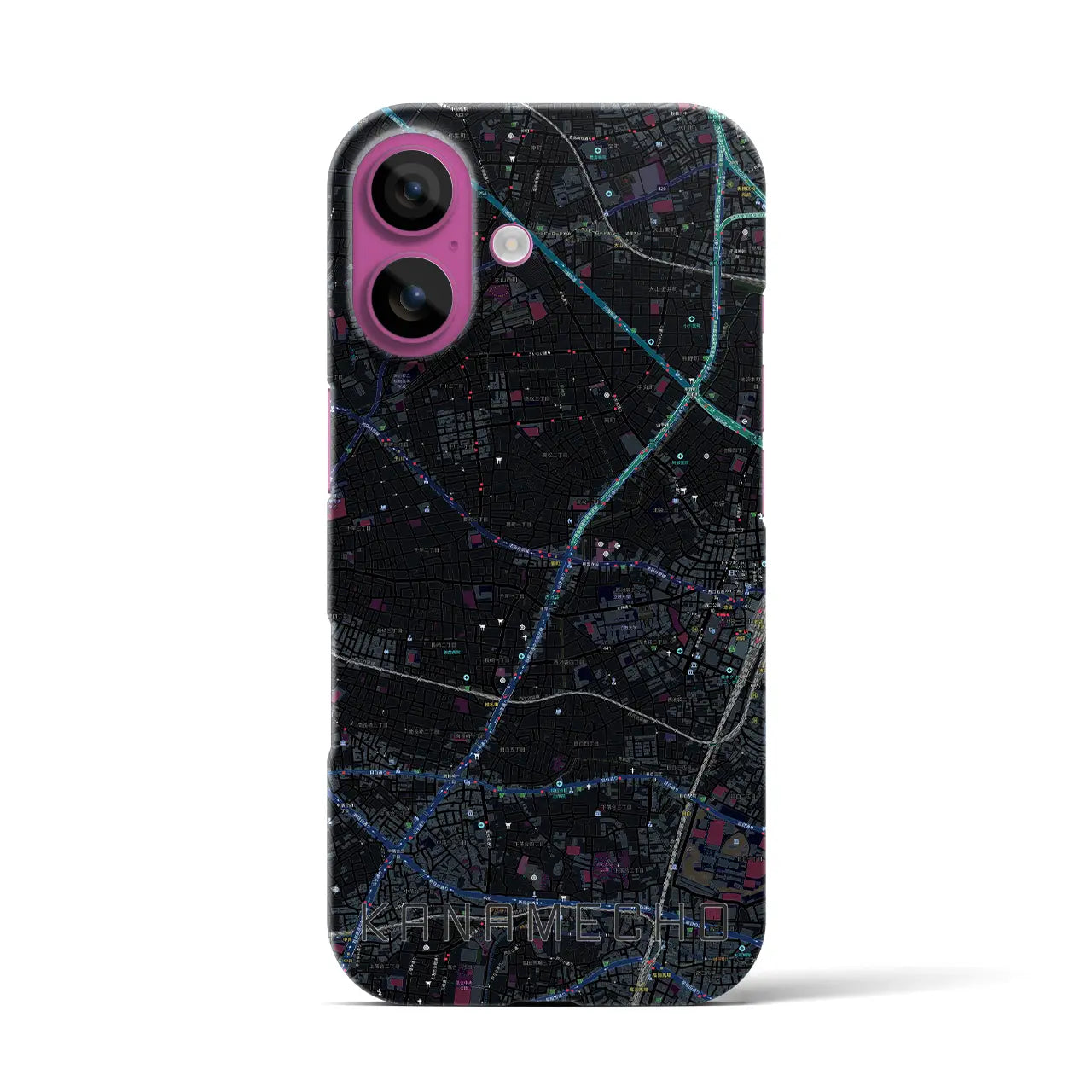 【要町(東京都)】地図柄iPhoneケース(バックカバータイプ)