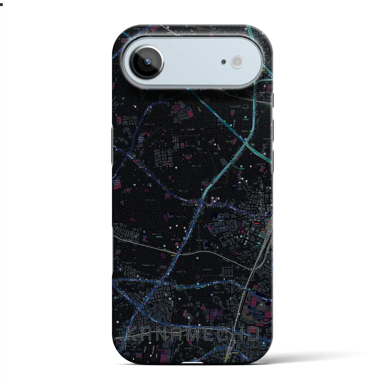 【要町(東京都)】地図柄iPhoneケース(バックカバータイプ)