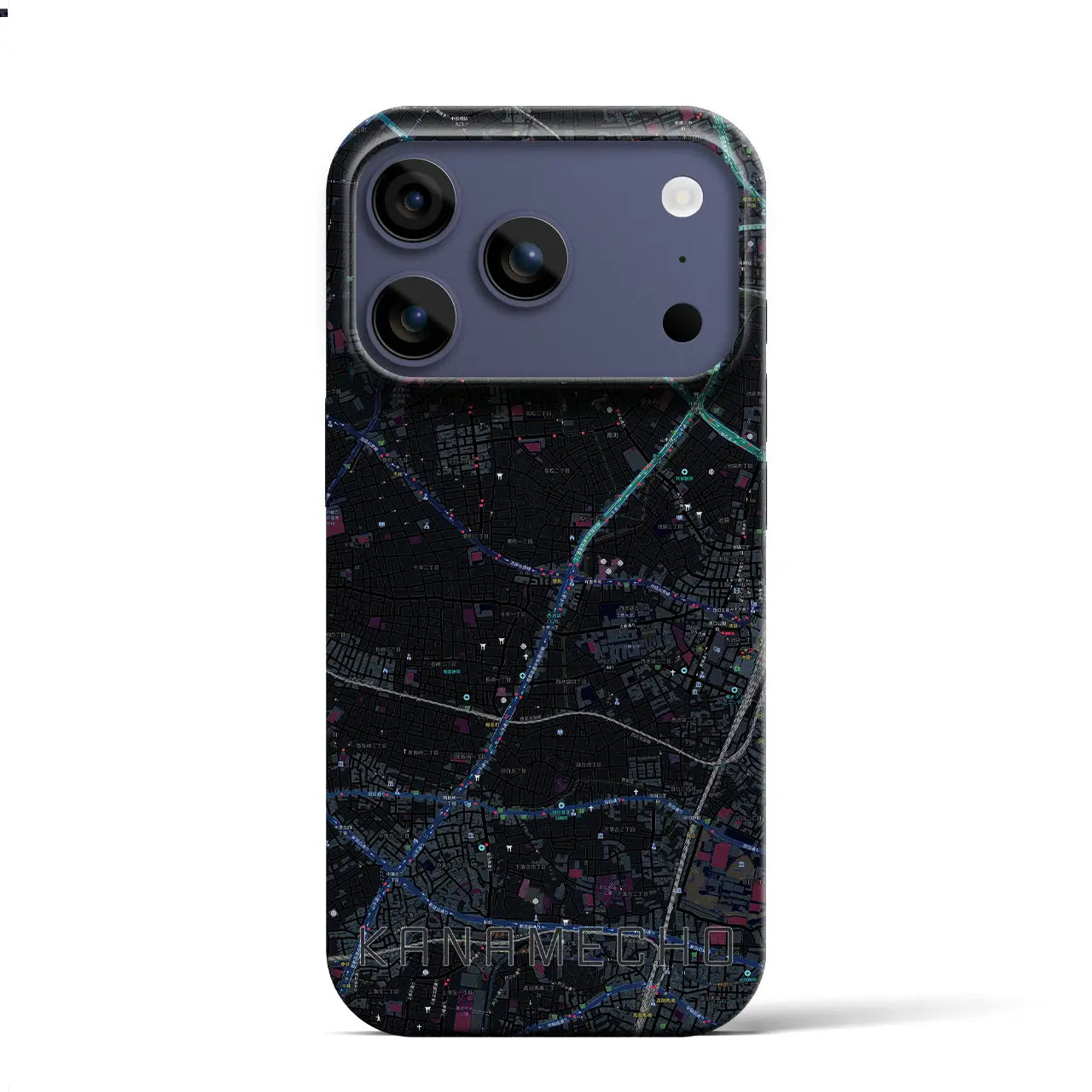 【要町(東京都)】地図柄iPhoneケース(バックカバータイプ)