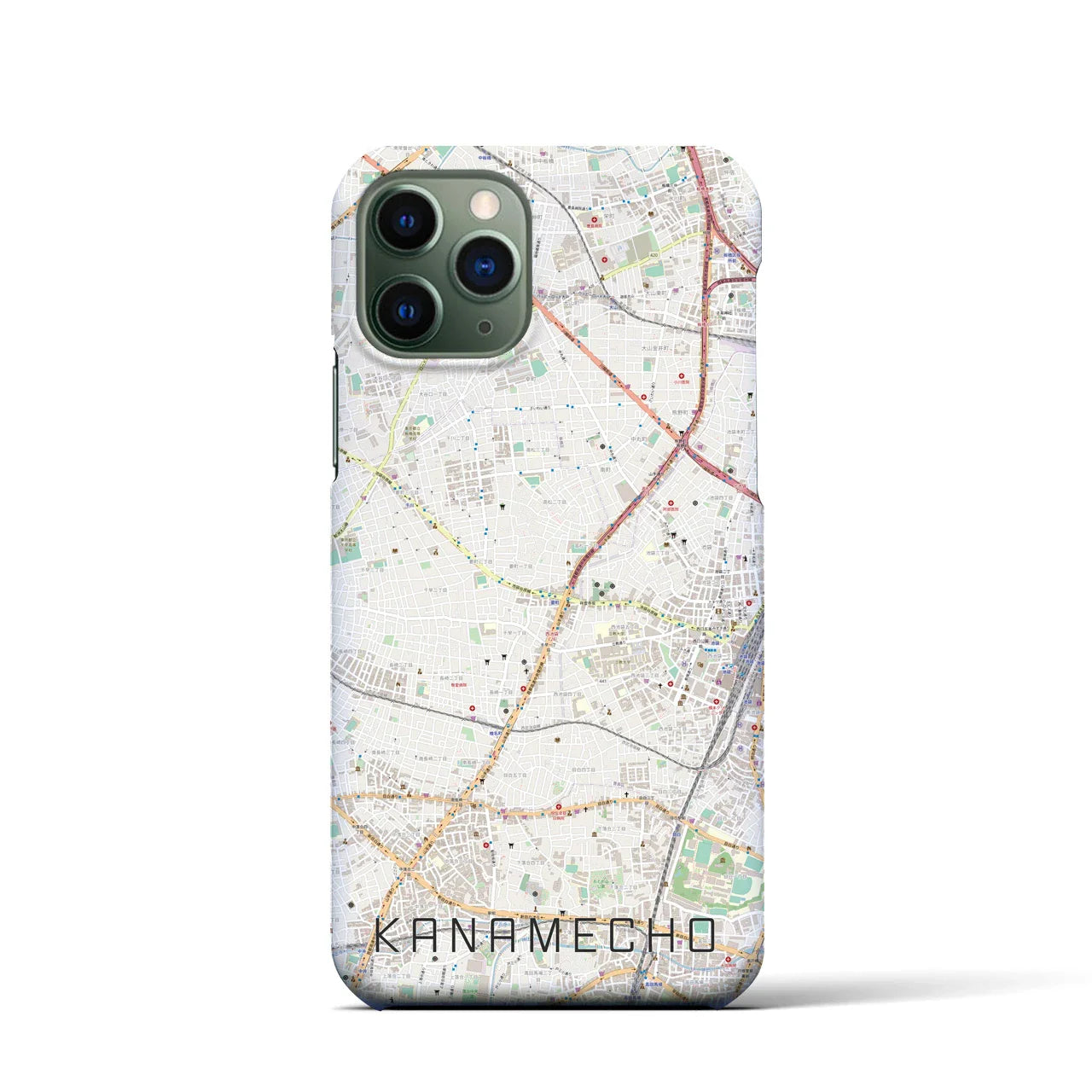 【要町(東京都)】地図柄iPhoneケース(バックカバータイプ)