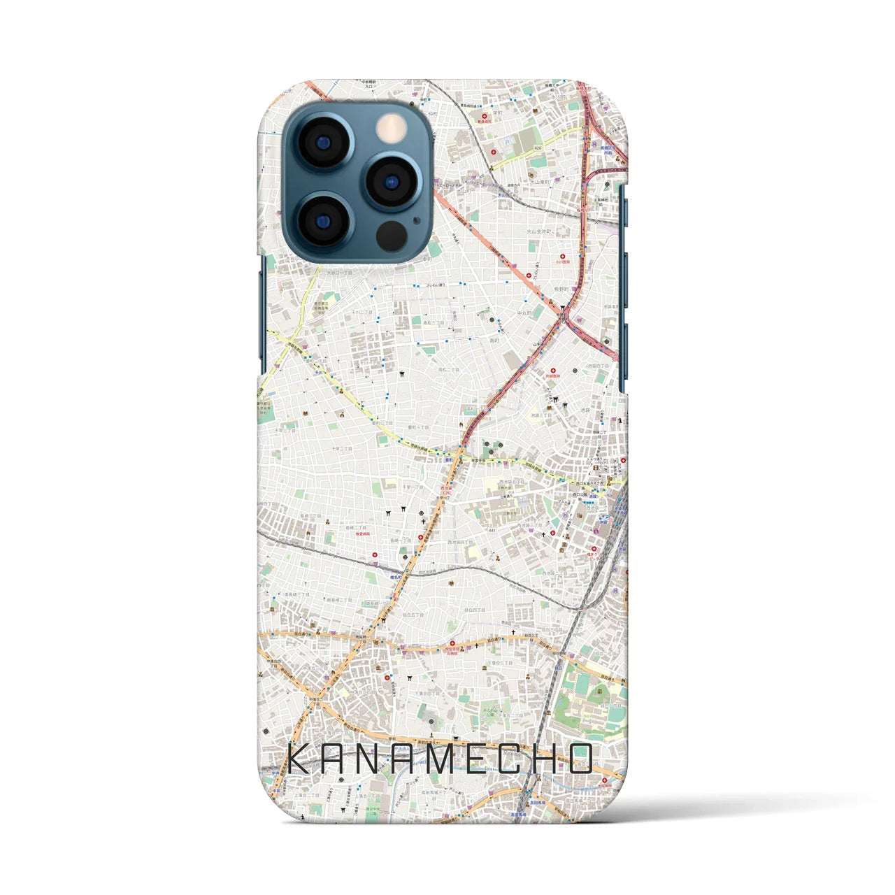 【要町(東京都)】地図柄iPhoneケース(バックカバータイプ)