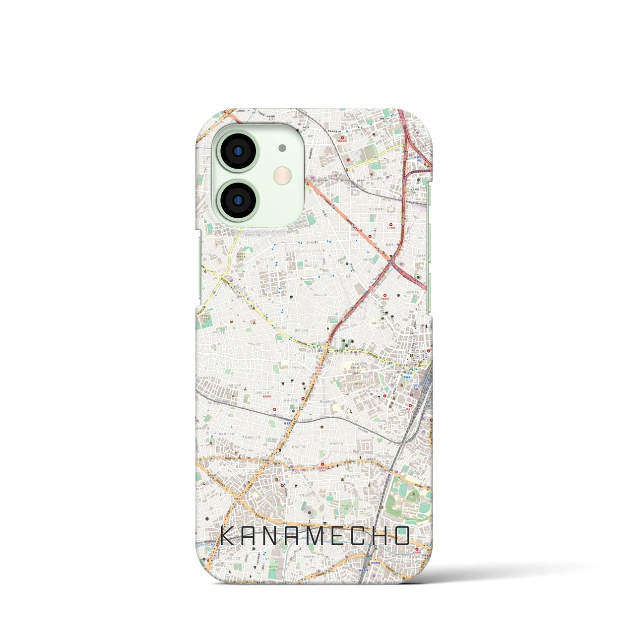 【要町(東京都)】地図柄iPhoneケース(バックカバータイプ)