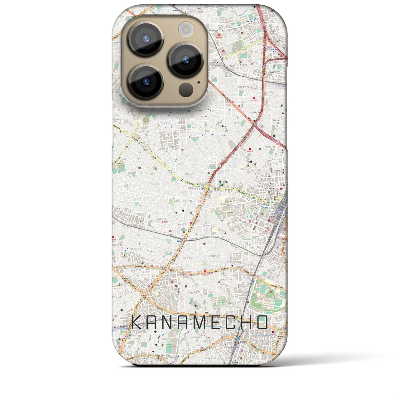 【要町(東京都)】地図柄iPhoneケース(バックカバータイプ)