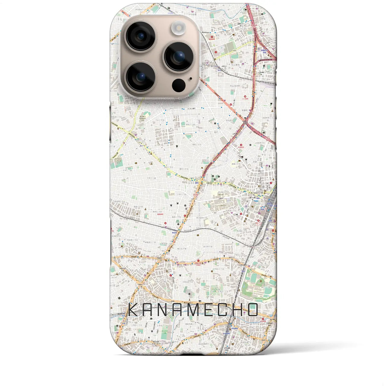 【要町(東京都)】地図柄iPhoneケース(バックカバータイプ)