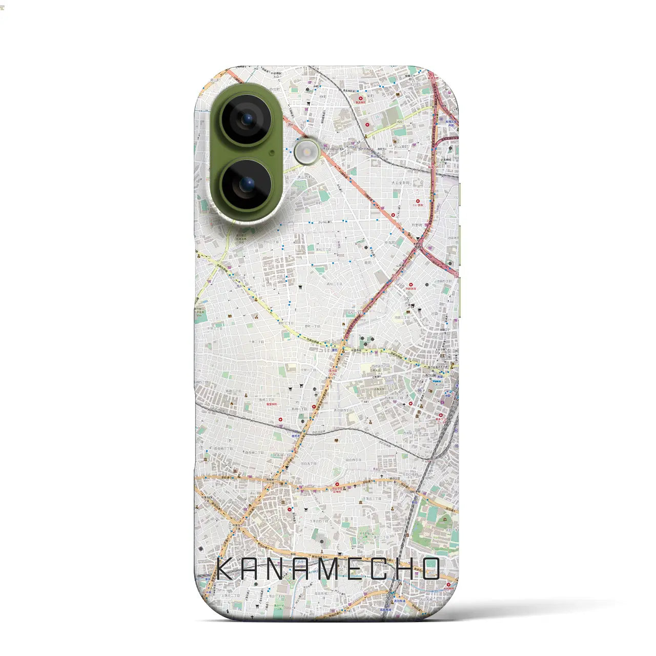 【要町(東京都)】地図柄iPhoneケース(バックカバータイプ)ナチュラル・iPhone 17 Pro Max 用