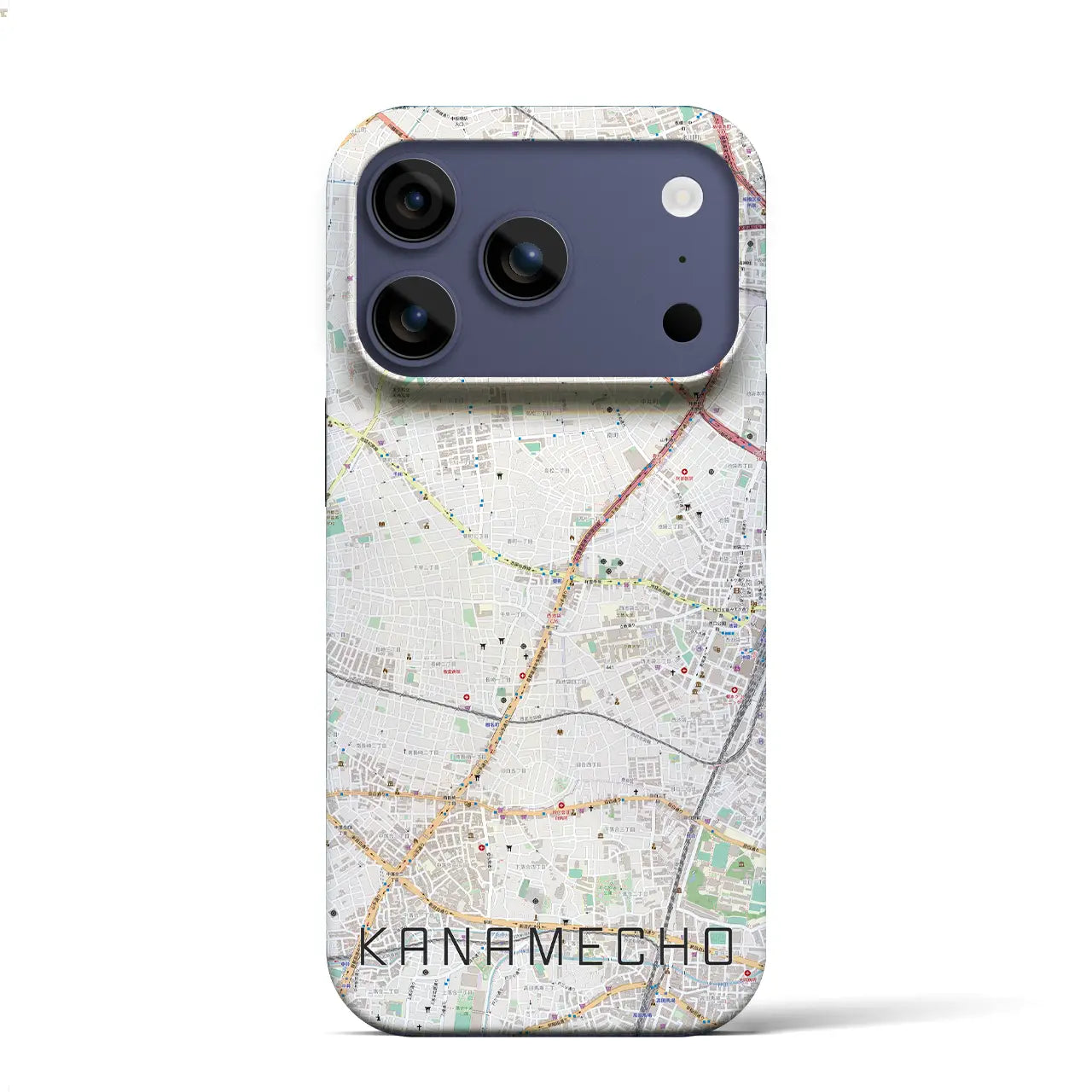 【要町(東京都)】地図柄iPhoneケース(バックカバータイプ)