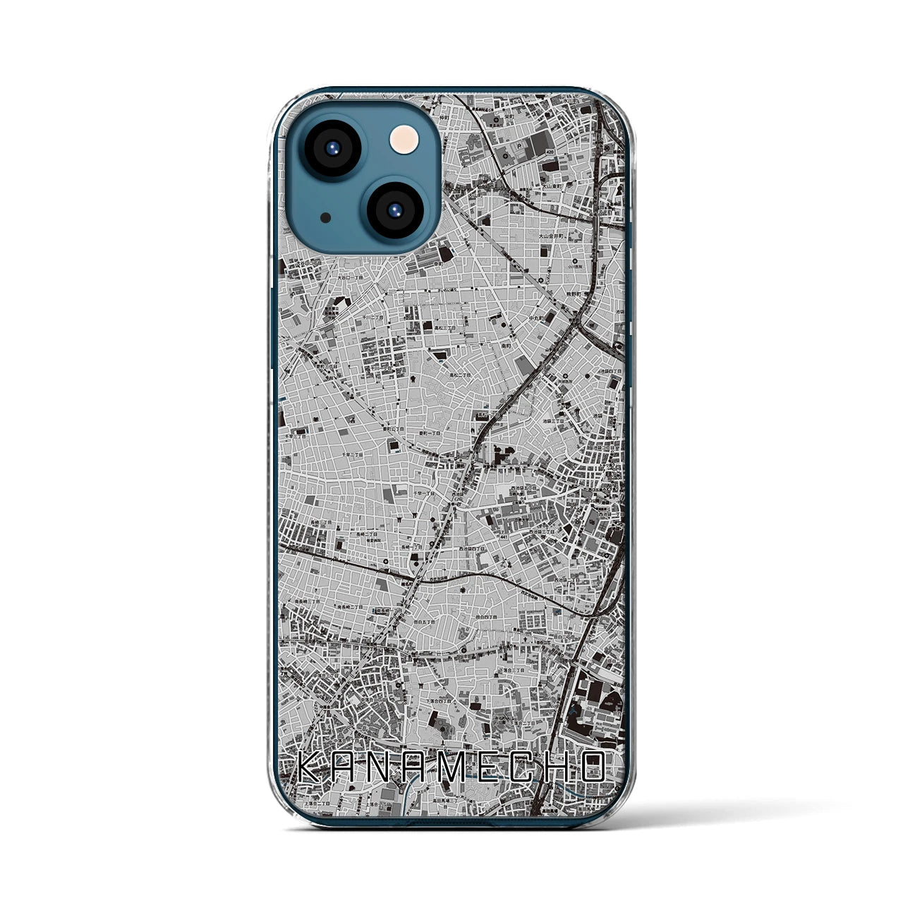 【要町(東京都)】地図柄iPhoneケース(クリアタイプ)