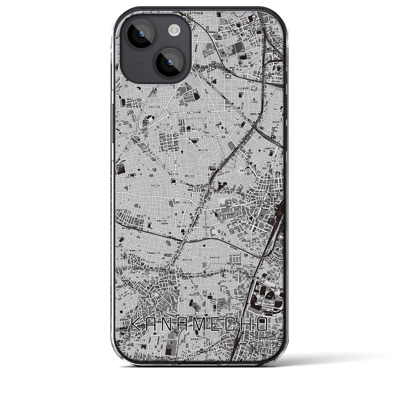 【要町(東京都)】地図柄iPhoneケース(クリアタイプ)