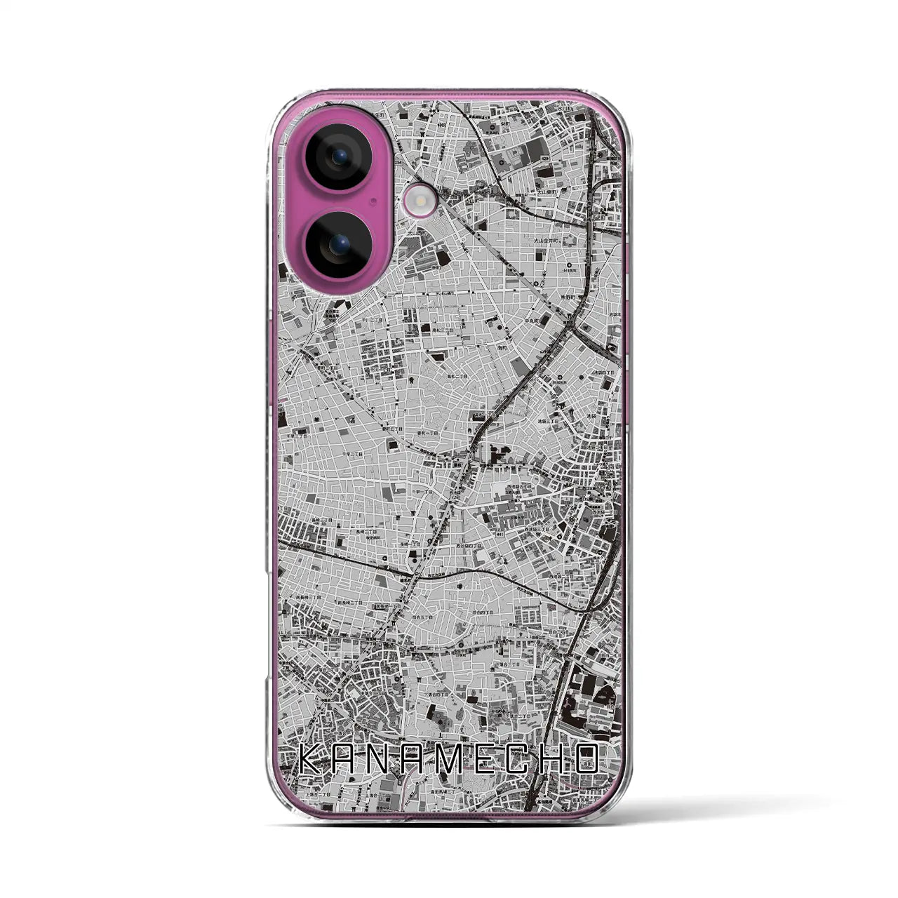 【要町(東京都)】地図柄iPhoneケース(クリアタイプ)