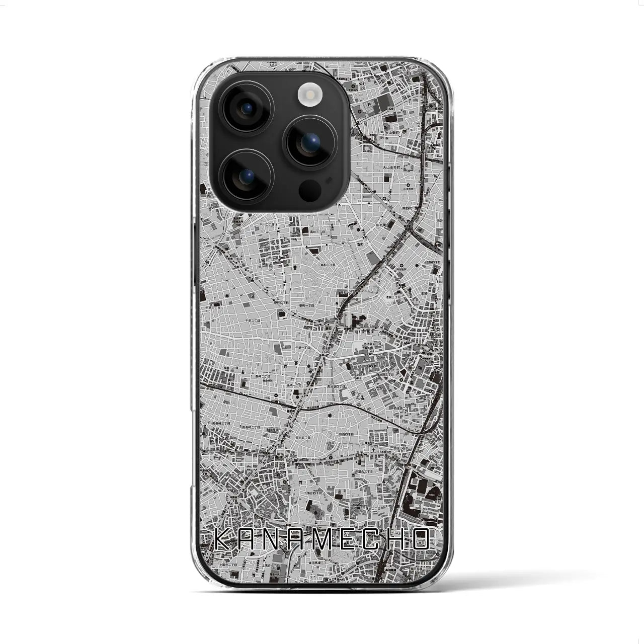 【要町(東京都)】地図柄iPhoneケース(クリアタイプ)