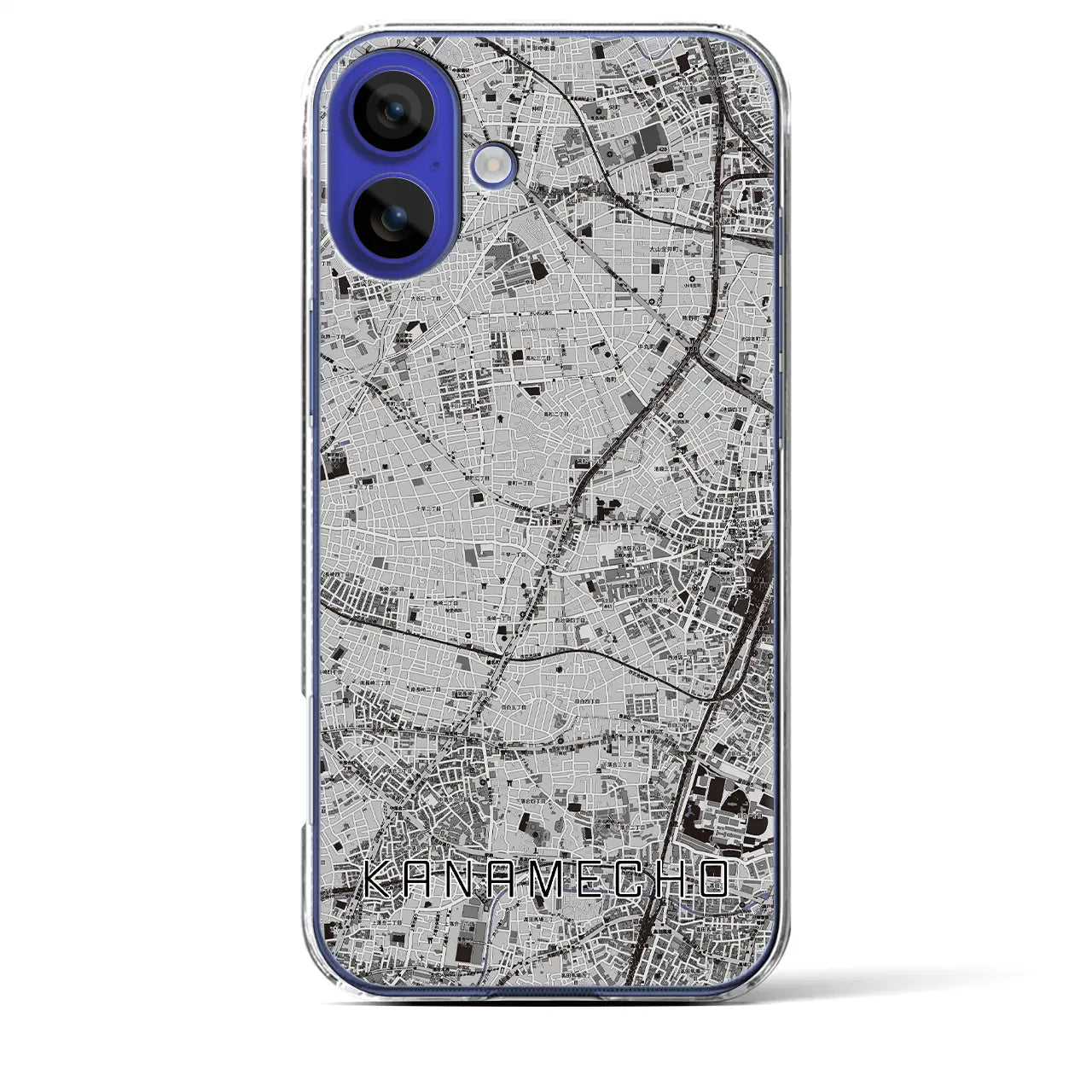 【要町(東京都)】地図柄iPhoneケース(クリアタイプ)