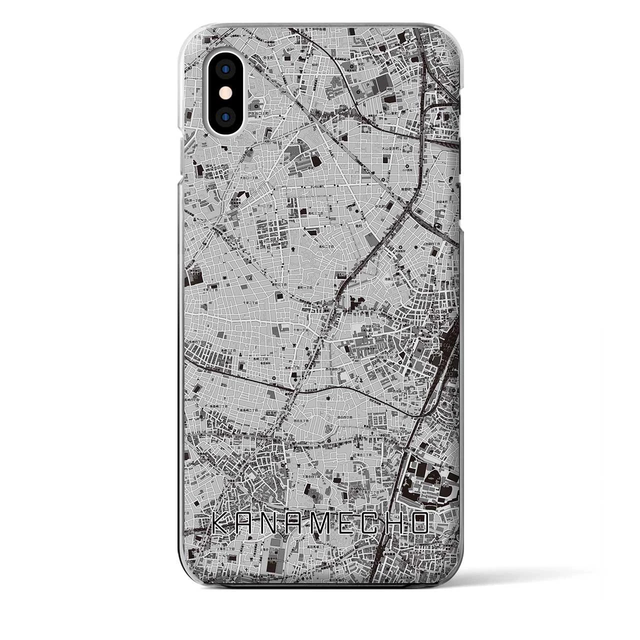【要町(東京都)】地図柄iPhoneケース(クリアタイプ)