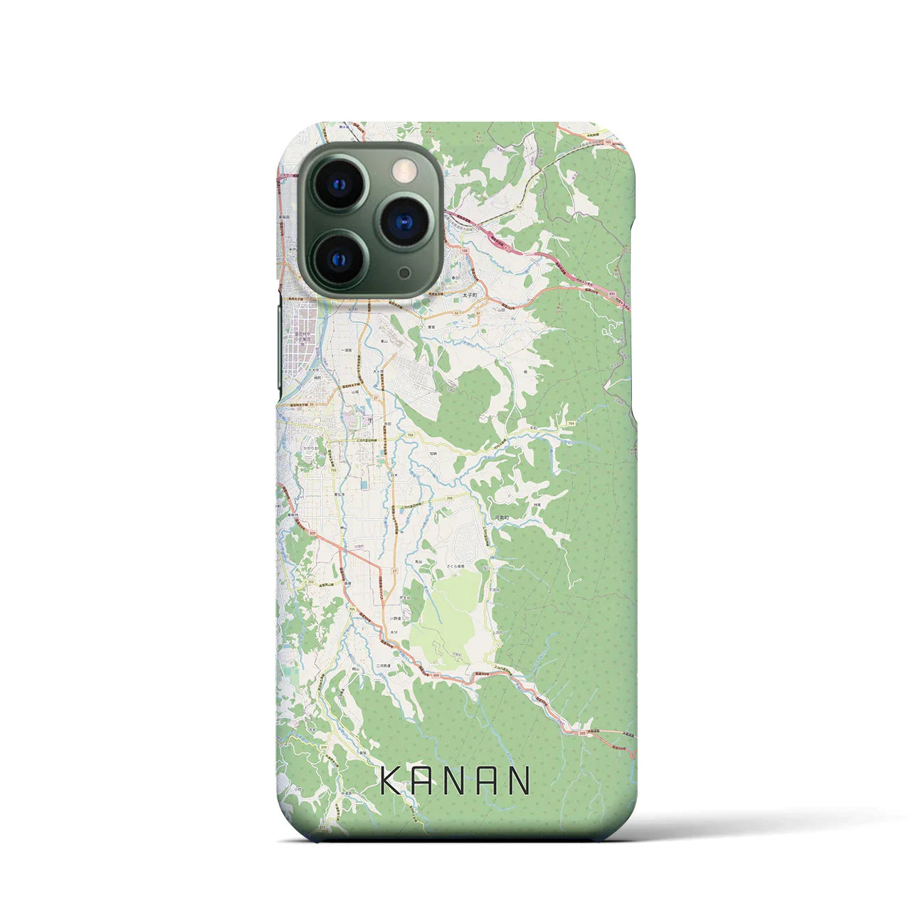 【河南(大阪府)】地図柄iPhoneケース(バックカバータイプ)