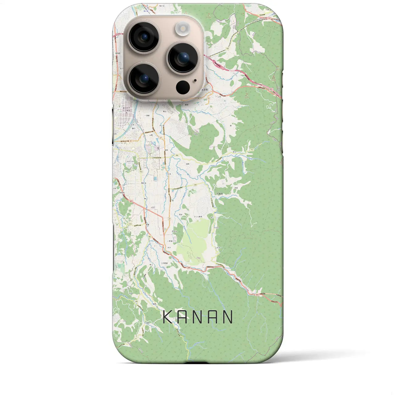 【河南(大阪府)】地図柄iPhoneケース(バックカバータイプ)