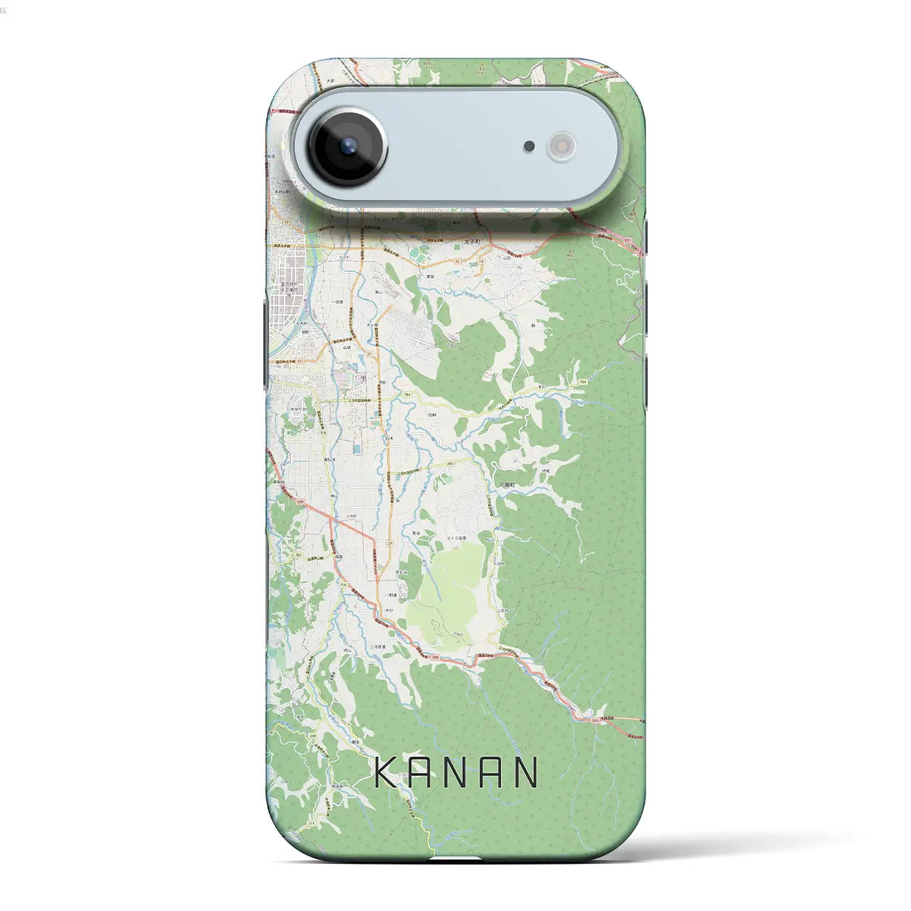 【河南(大阪府)】地図柄iPhoneケース(バックカバータイプ)