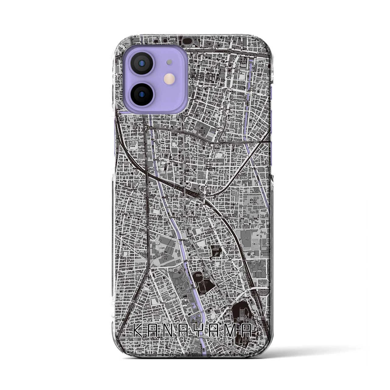 【金山(愛知県)】地図柄iPhoneケース(クリアタイプ)