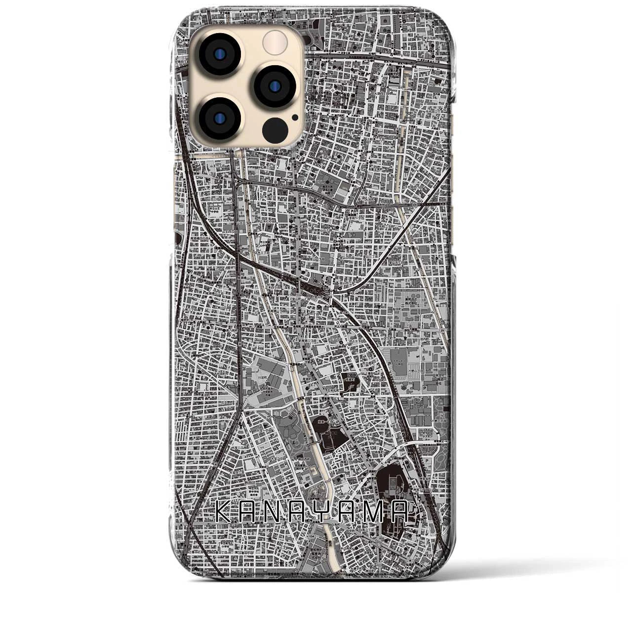 【金山(愛知県)】地図柄iPhoneケース(クリアタイプ)