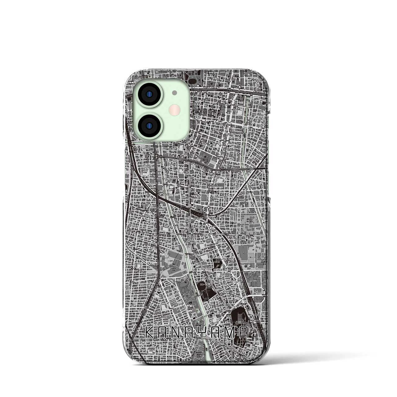 【金山(愛知県)】地図柄iPhoneケース(クリアタイプ)